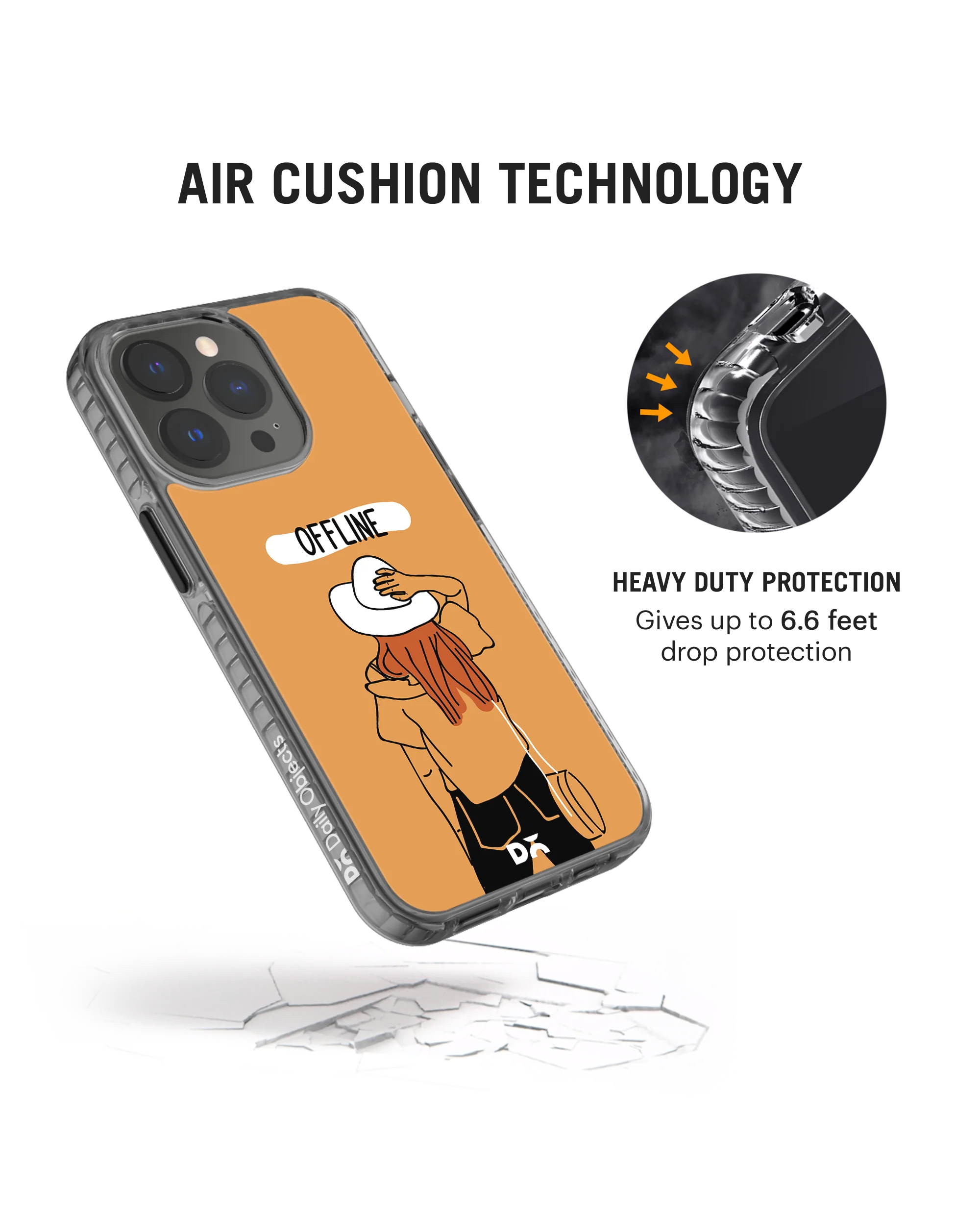 DailyObjects Offline Stride 2.0 Phone Case Cover For iPhone 15 Pro - Image 5