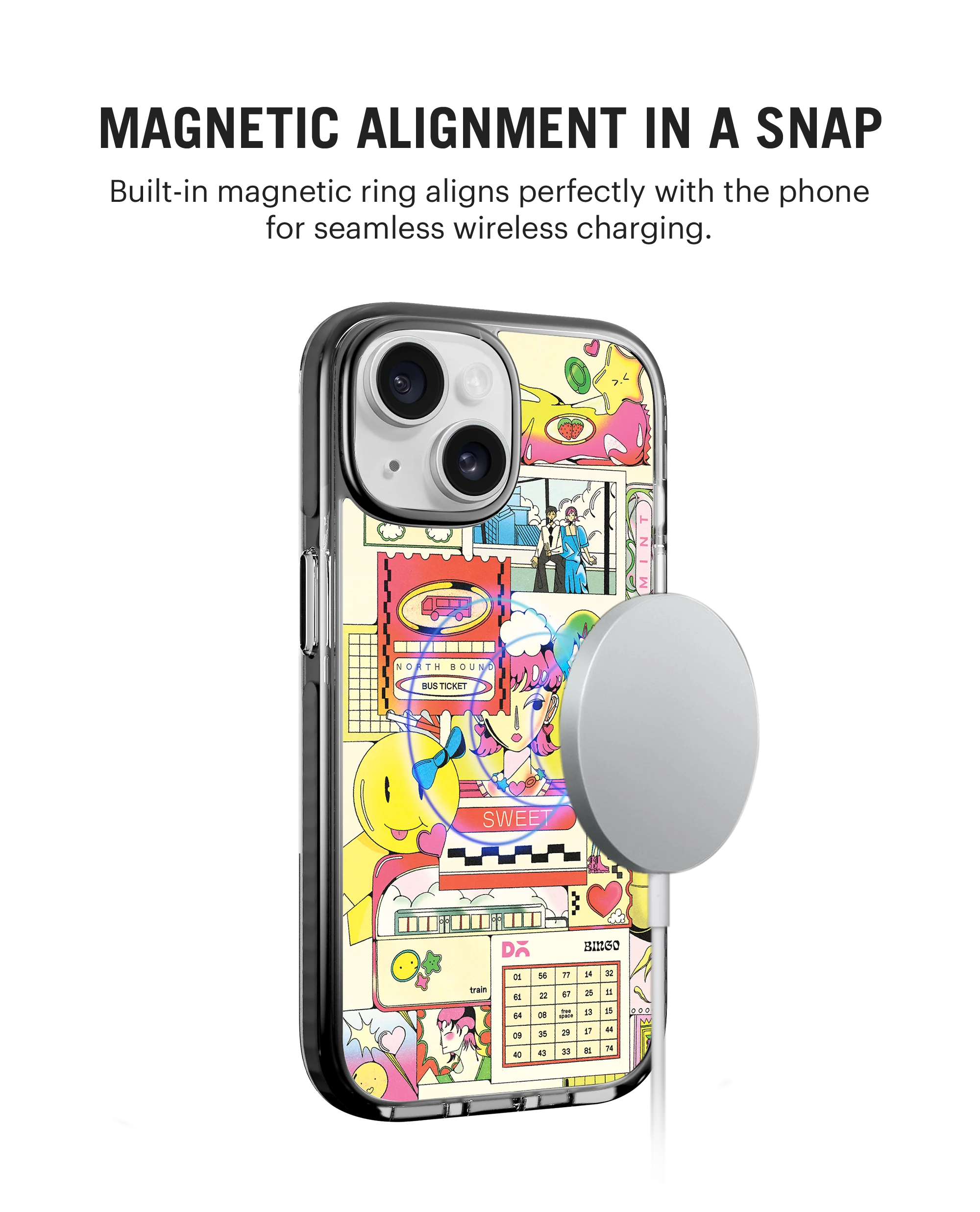 DailyObjects Paper Trail Stride 3.0 MagSafe Case Cover For iPhone 15 - Image 3