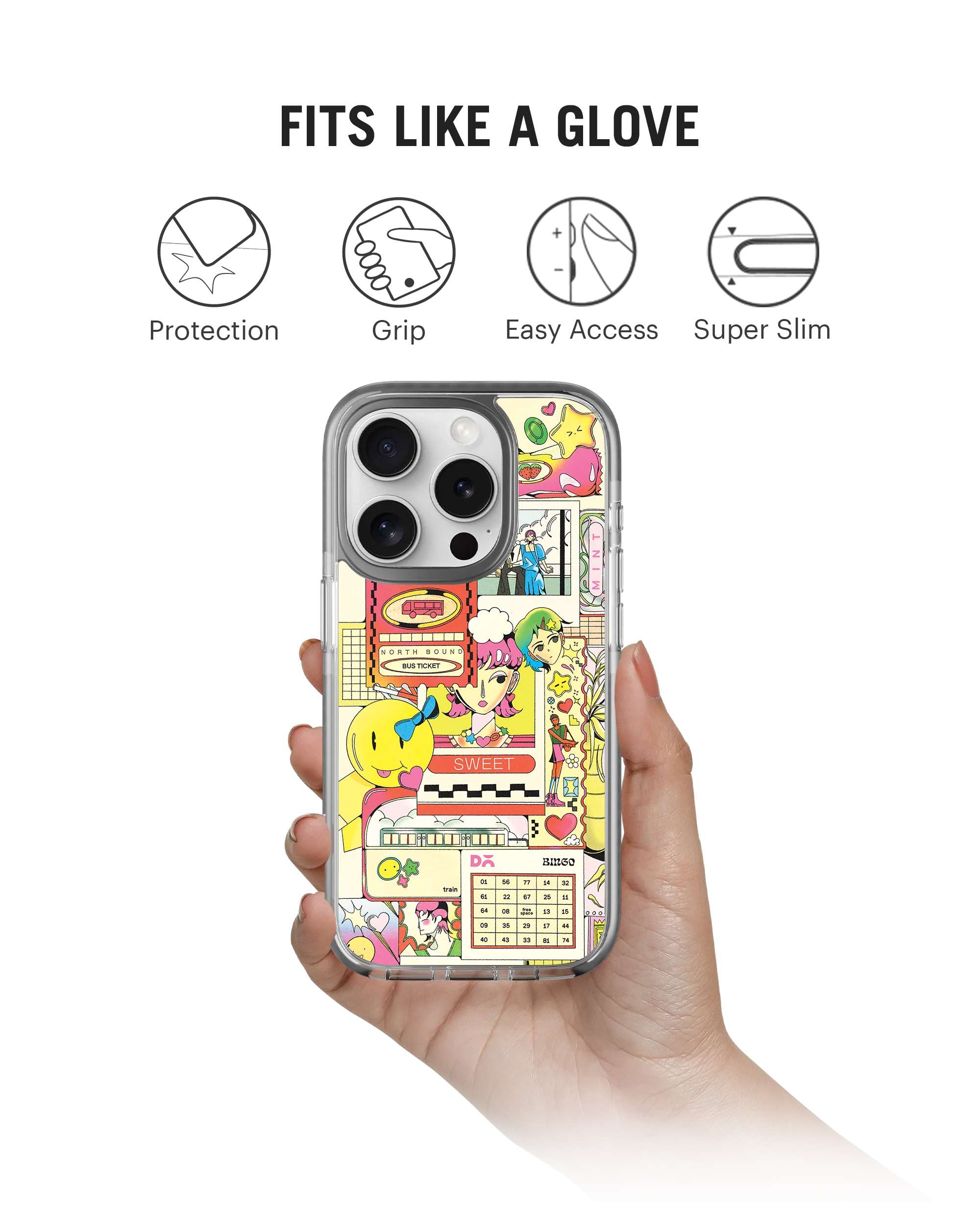 DailyObjects Paper Trail Stride 3.0 MagSafe Case Cover For iPhone 15 Pro - Image 2