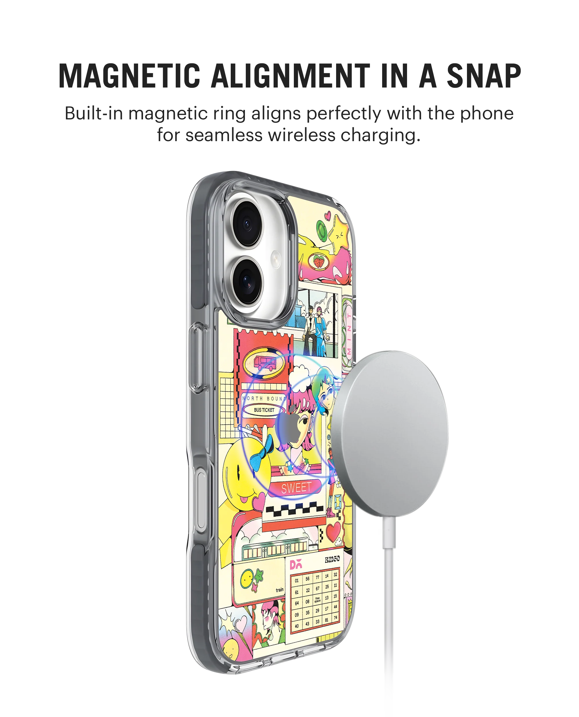 DailyObjects Paper Trail Stride 3.0 MagSafe Case Cover For iPhone 16 Plus - Image 3