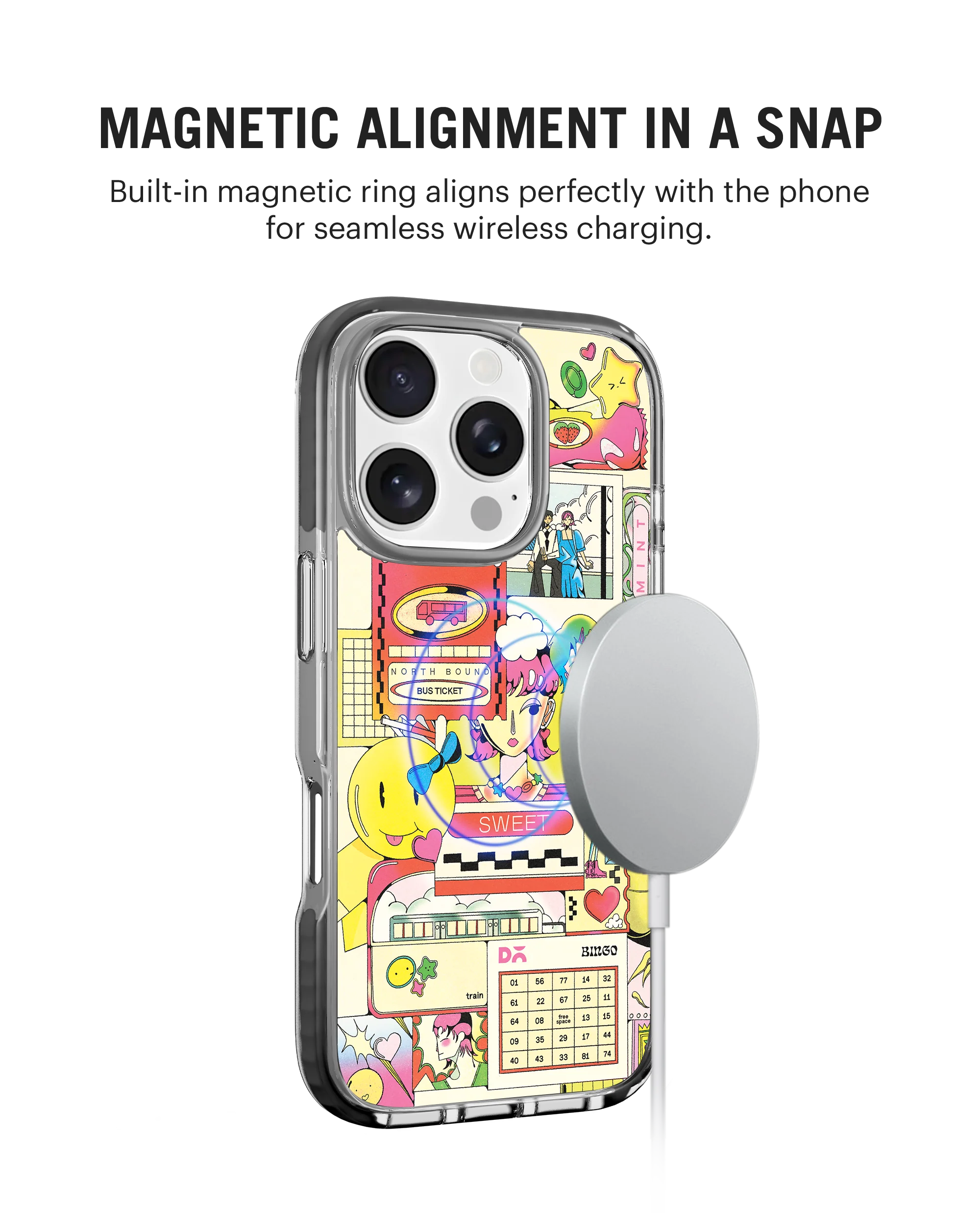 DailyObjects Paper Trail Stride 3.0 MagSafe Case Cover For iPhone 16 Pro - Image 3