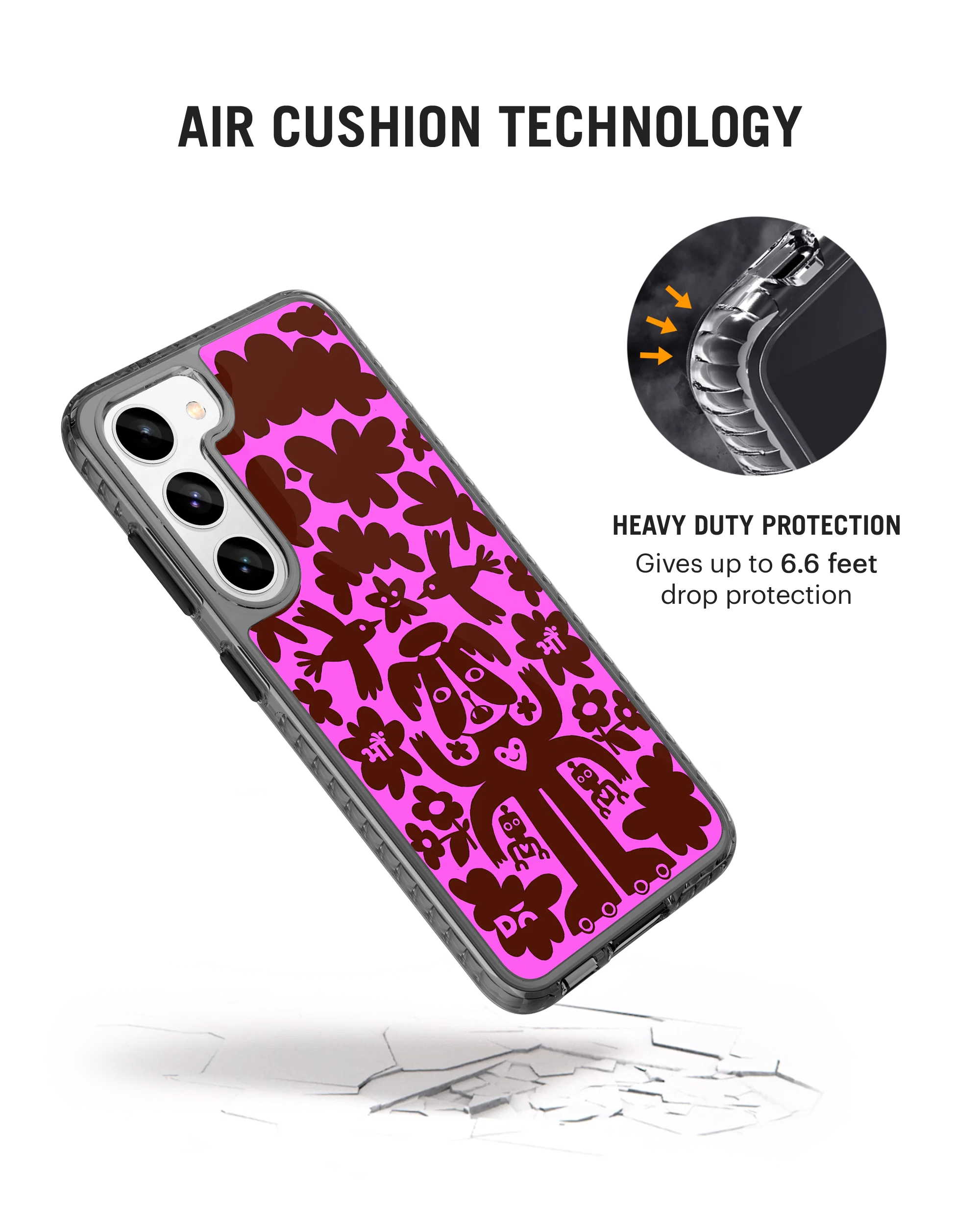 DailyObjects Paw Angel Stride 2.0 Case Cover For Samsung Galaxy S23 - Image 2