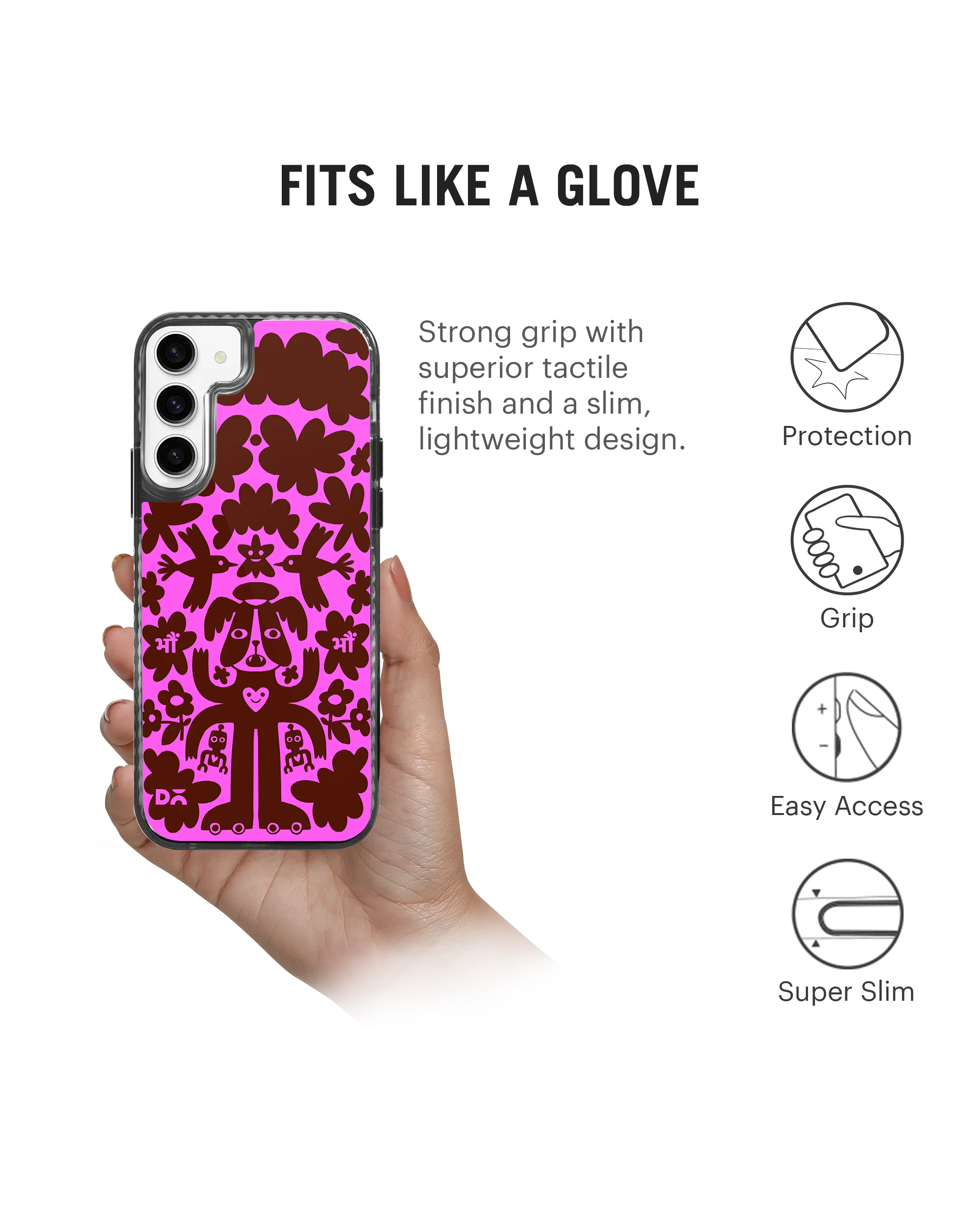 DailyObjects Paw Angel Stride 2.0 Case Cover For Samsung Galaxy S23 - Image 5