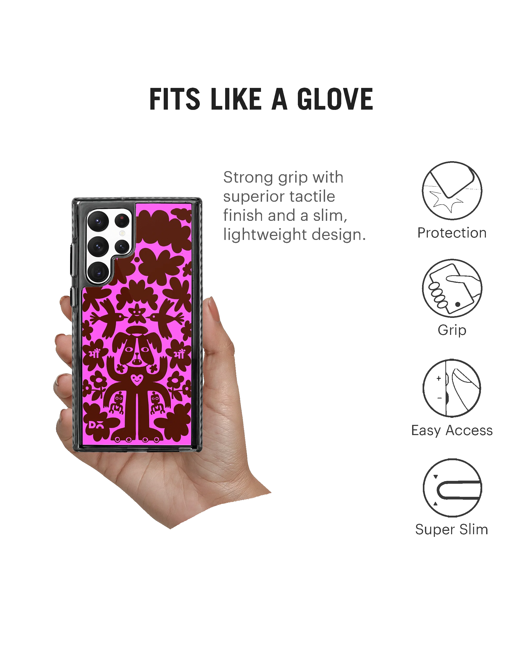 DailyObjects Paw Angel Stride 2.0 Case Cover For Samsung Galaxy S23 Ultra - Image 5