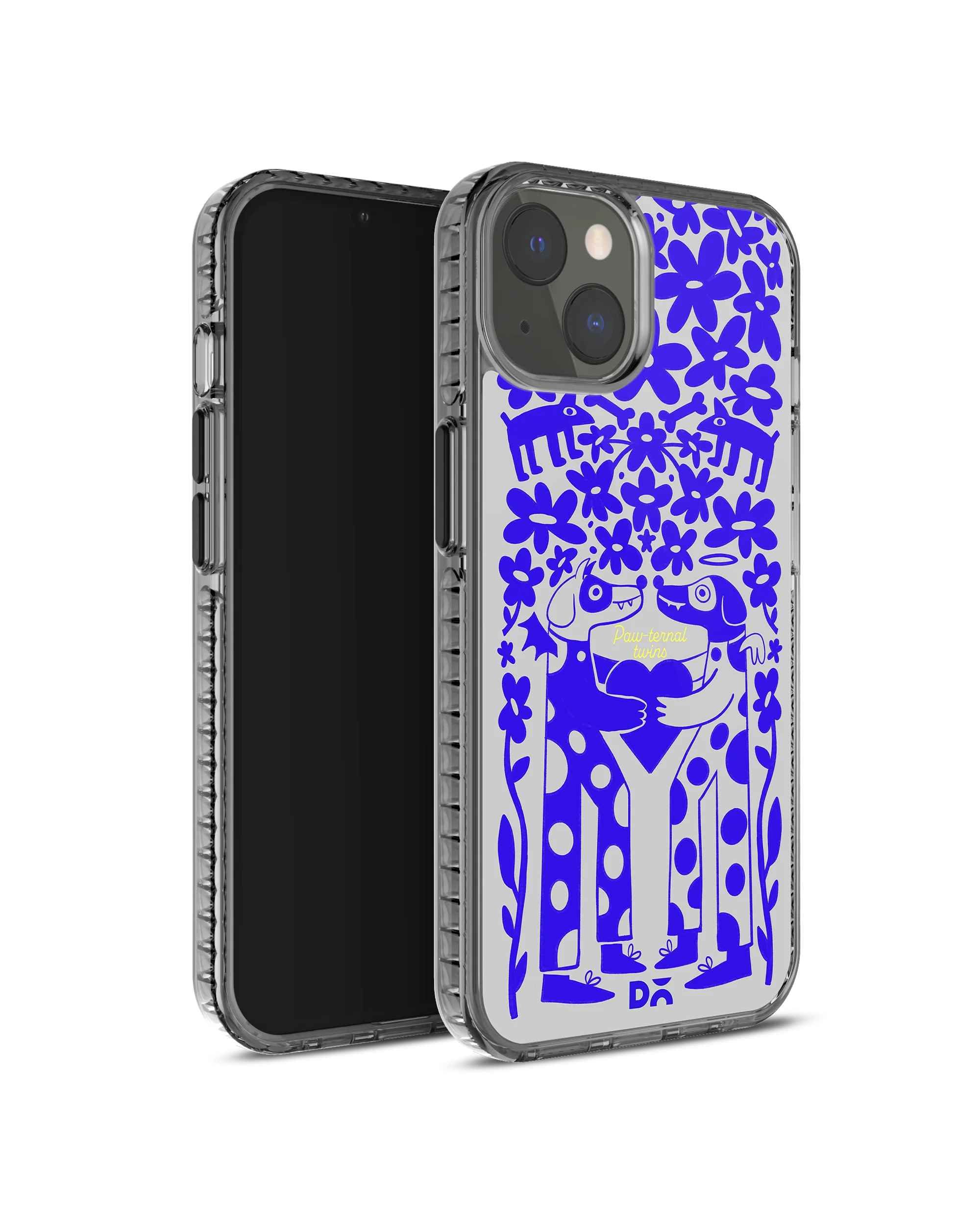 DailyObjects Paw-Ternal Twins Stride 2.0 Phone Case Cover For iPhone 15 - Image 3