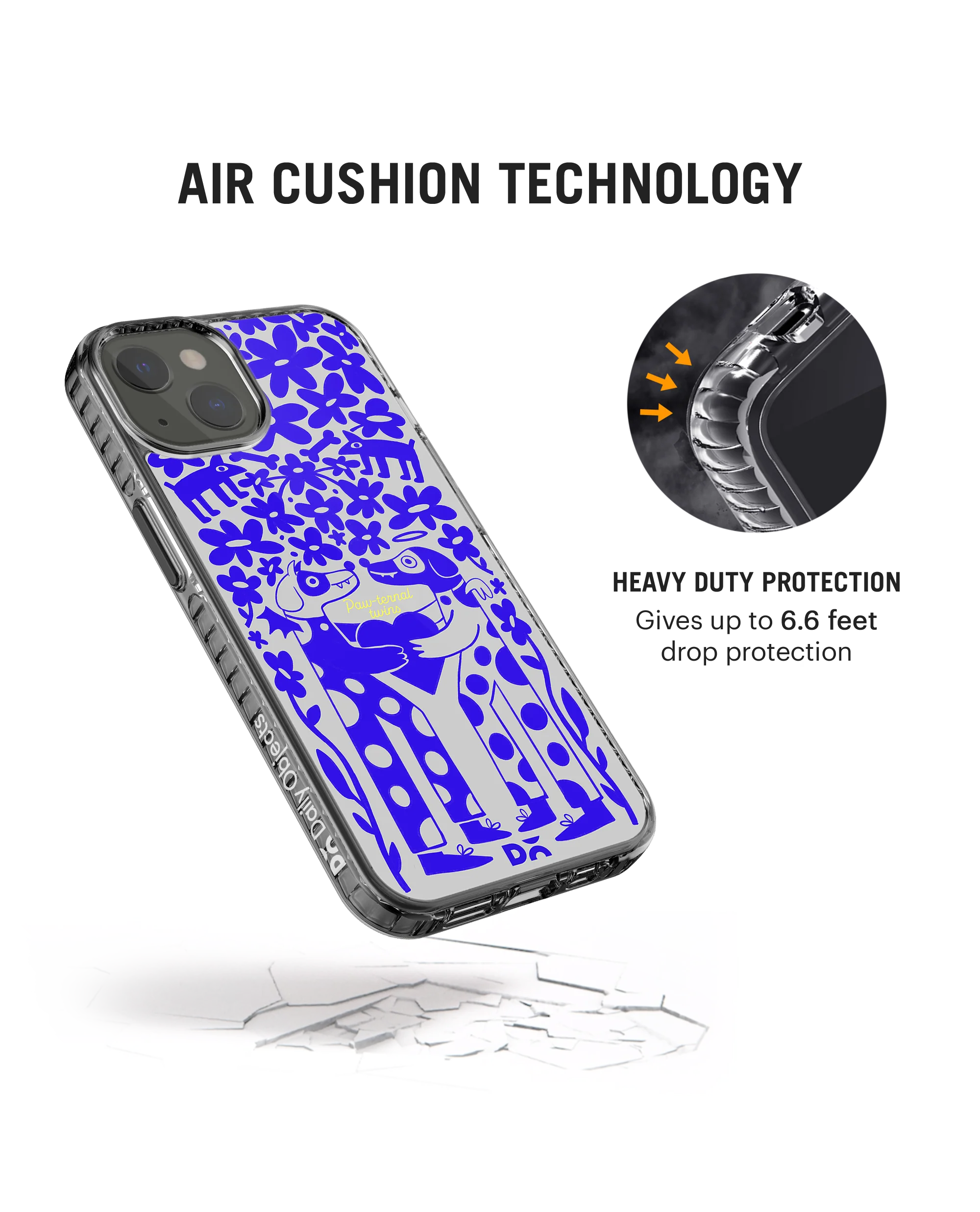 DailyObjects Paw-Ternal Twins Stride 2.0 Phone Case Cover For iPhone 15 - Image 6