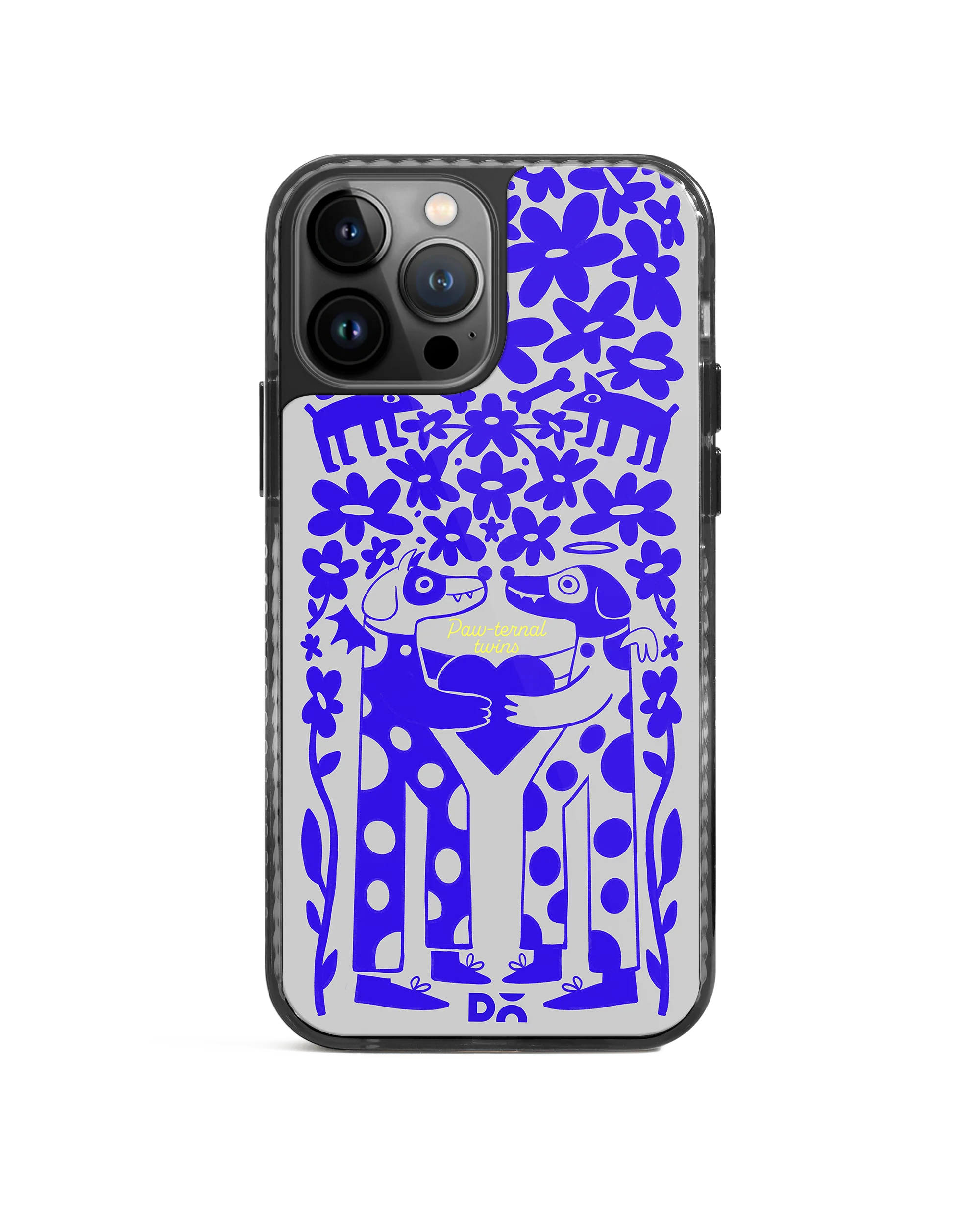 DailyObjects Paw-Ternal Twins Stride 2.0 Phone Case Cover For iPhone 15 Pro