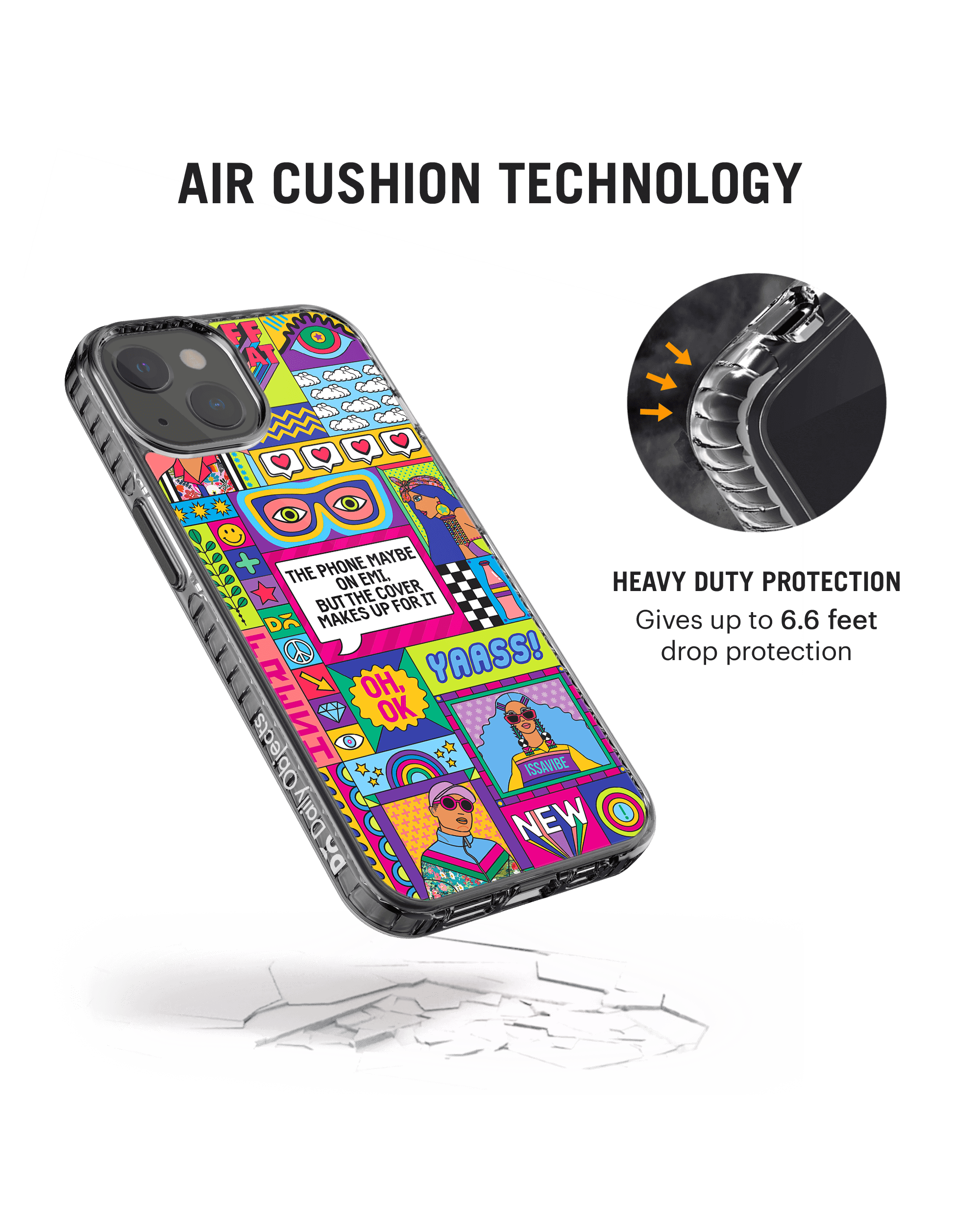 DailyObjects Phone on EMI Stride 2.0 Phone Case Cover For iPhone 14 - Image 2