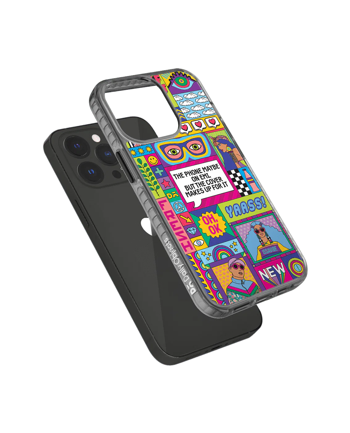 DailyObjects Phone on EMI Stride 2.0 Phone Case Cover For iPhone 14 Pro - Image 5