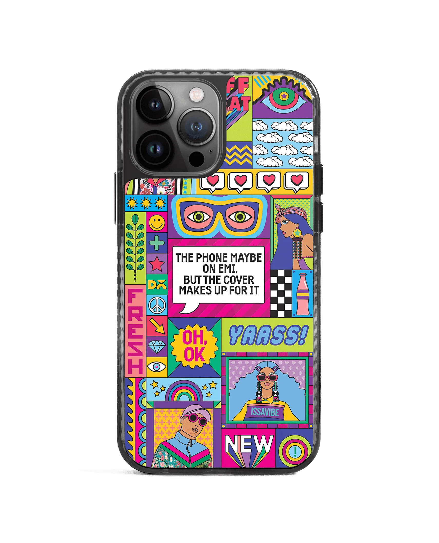 DailyObjects Phone on EMI Stride 2.0 Phone Case Cover For iPhone 14 Pro Max