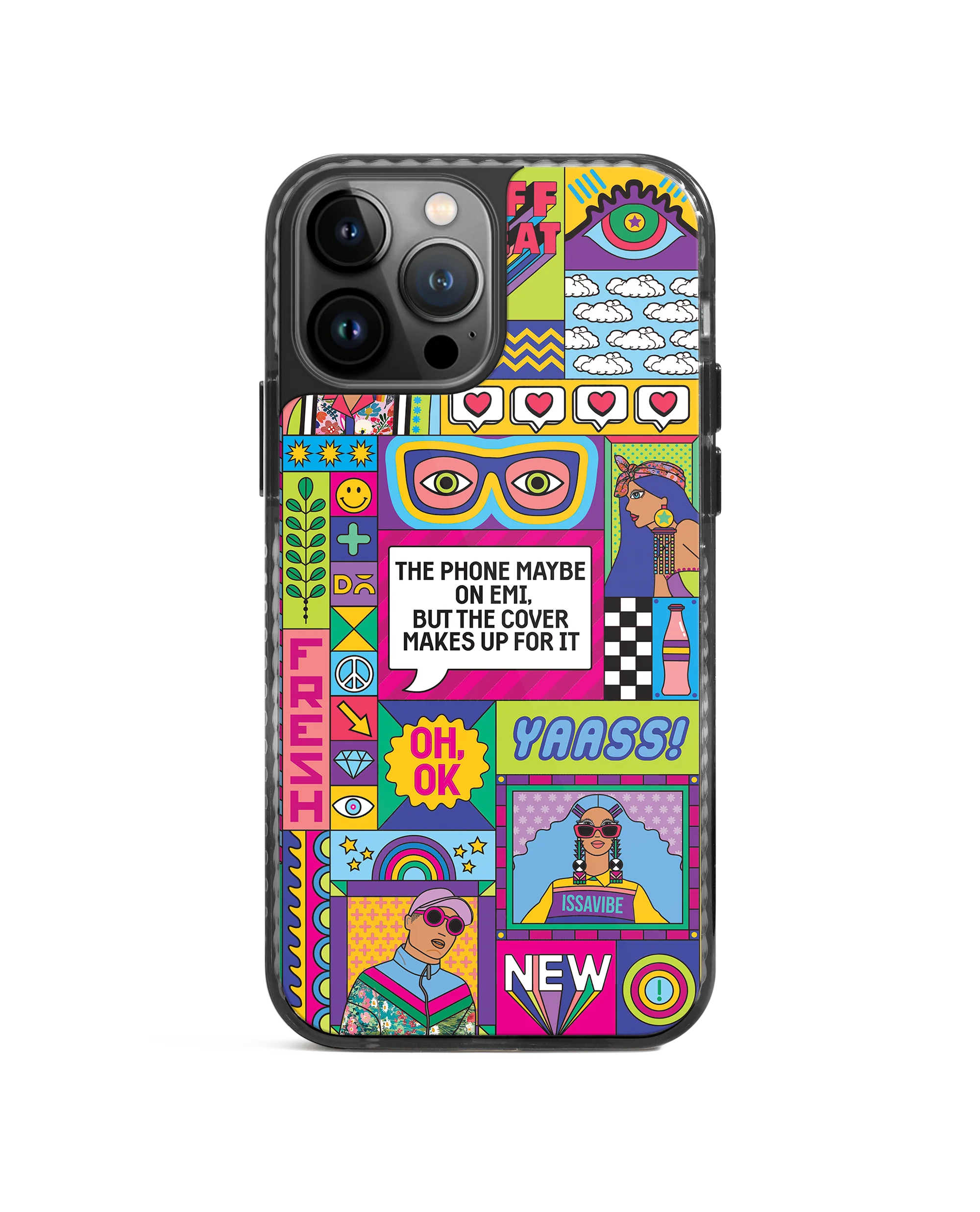 DailyObjects Phone on EMI Stride 2.0 Phone Case Cover For iPhone 15 Pro