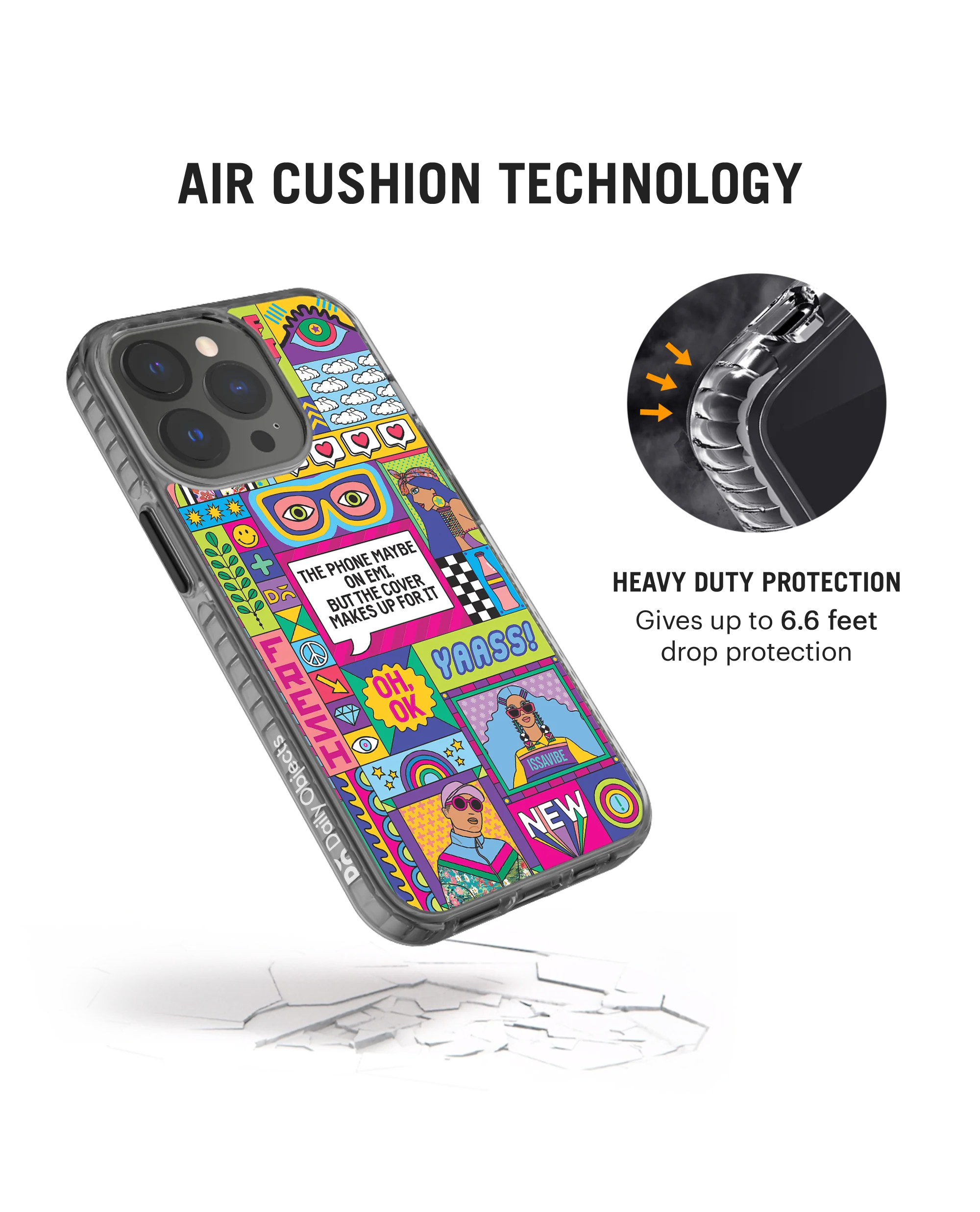 DailyObjects Phone on EMI Stride 2.0 Phone Case Cover For iPhone 15 Pro Max - Image 5