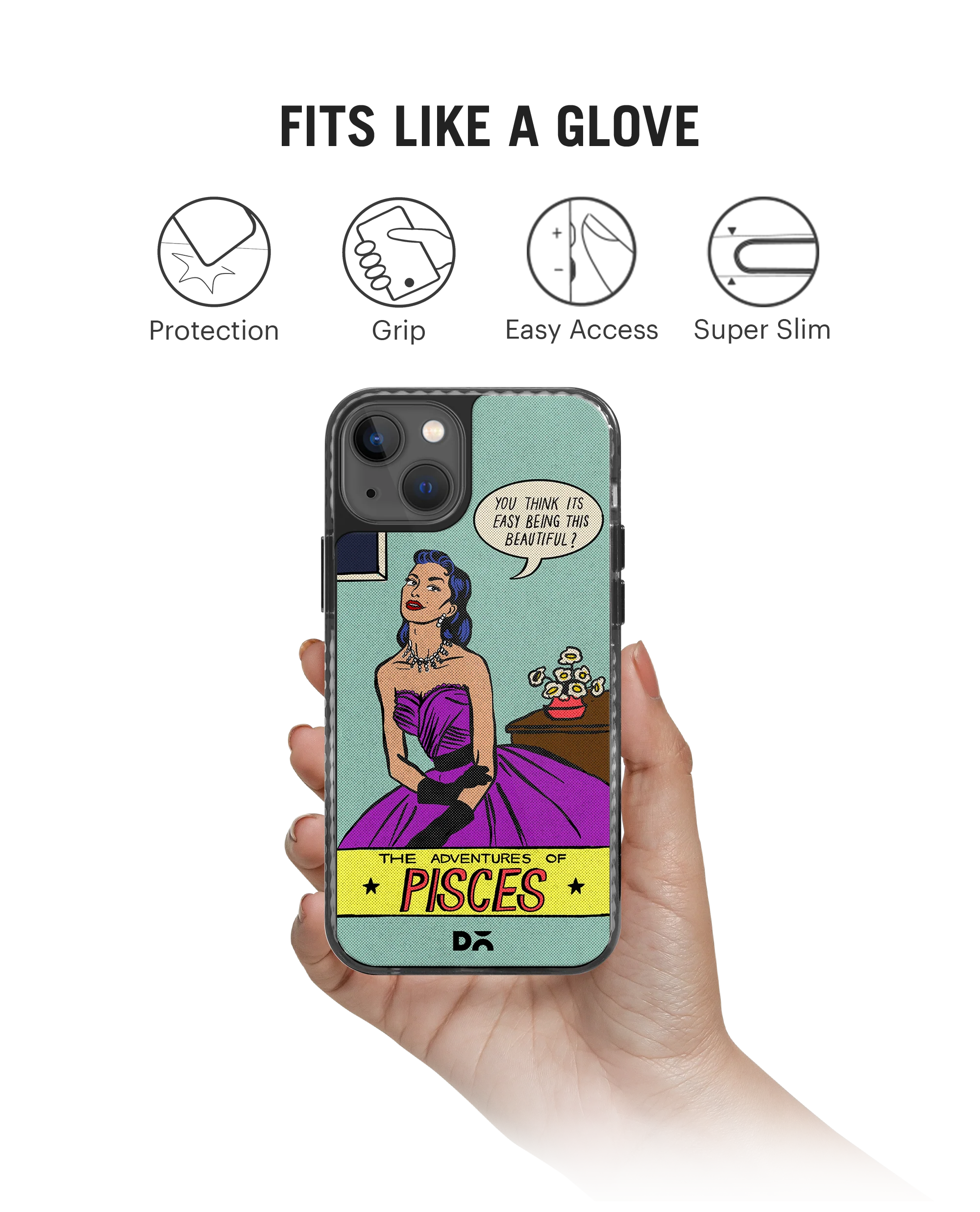 DailyObjects Pisces Stride 2.0 Phone Case Cover For iPhone 15 Plus - Image 2