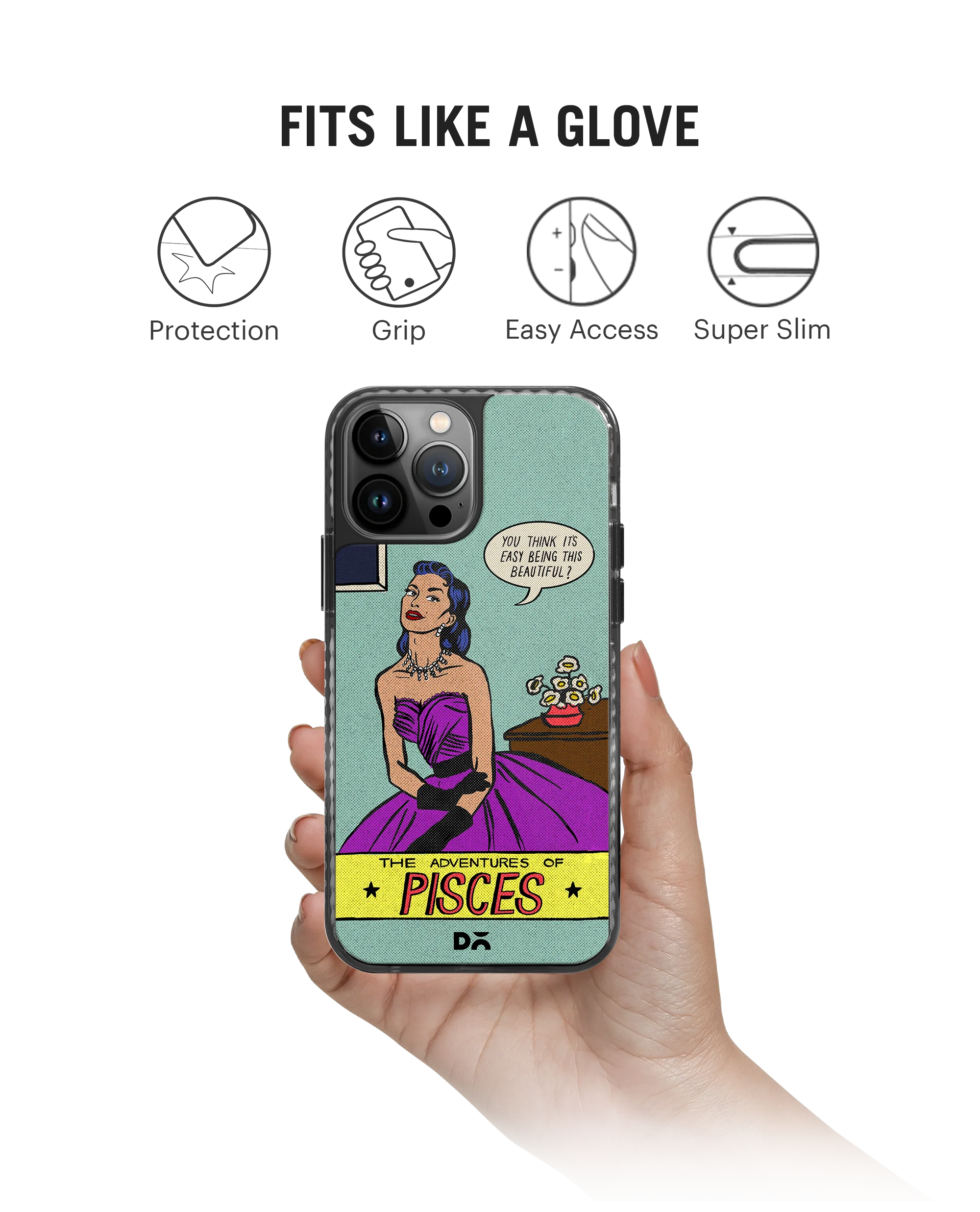DailyObjects Pisces Stride 2.0 Phone Case Cover For iPhone 15 Pro - Image 2
