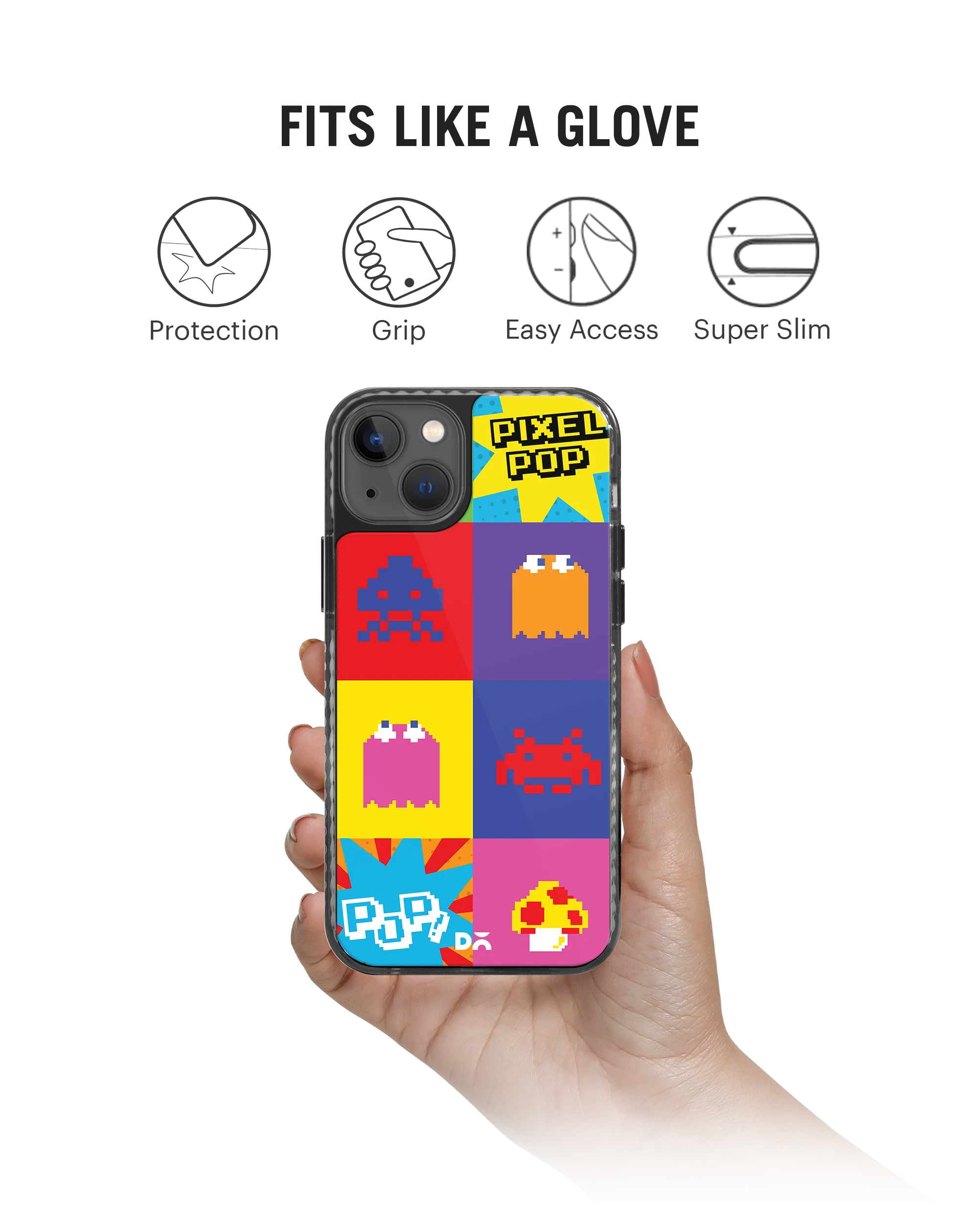 DailyObjects Pixel Pop Stride 2.0 Phone Case Cover For iPhone 15 - Image 2
