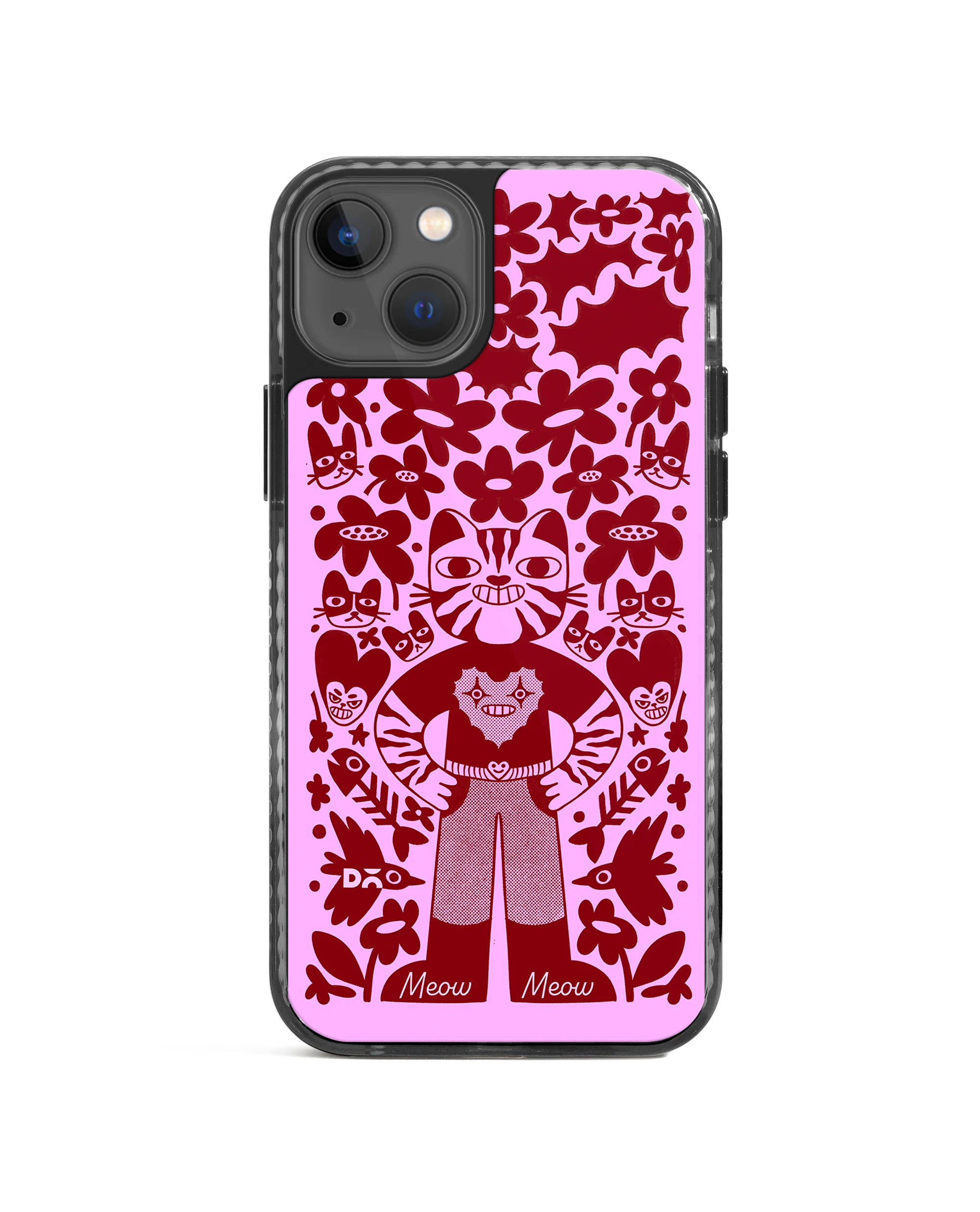 DailyObjects Purr Man Stride 2.0 Phone Case Cover For iPhone 15