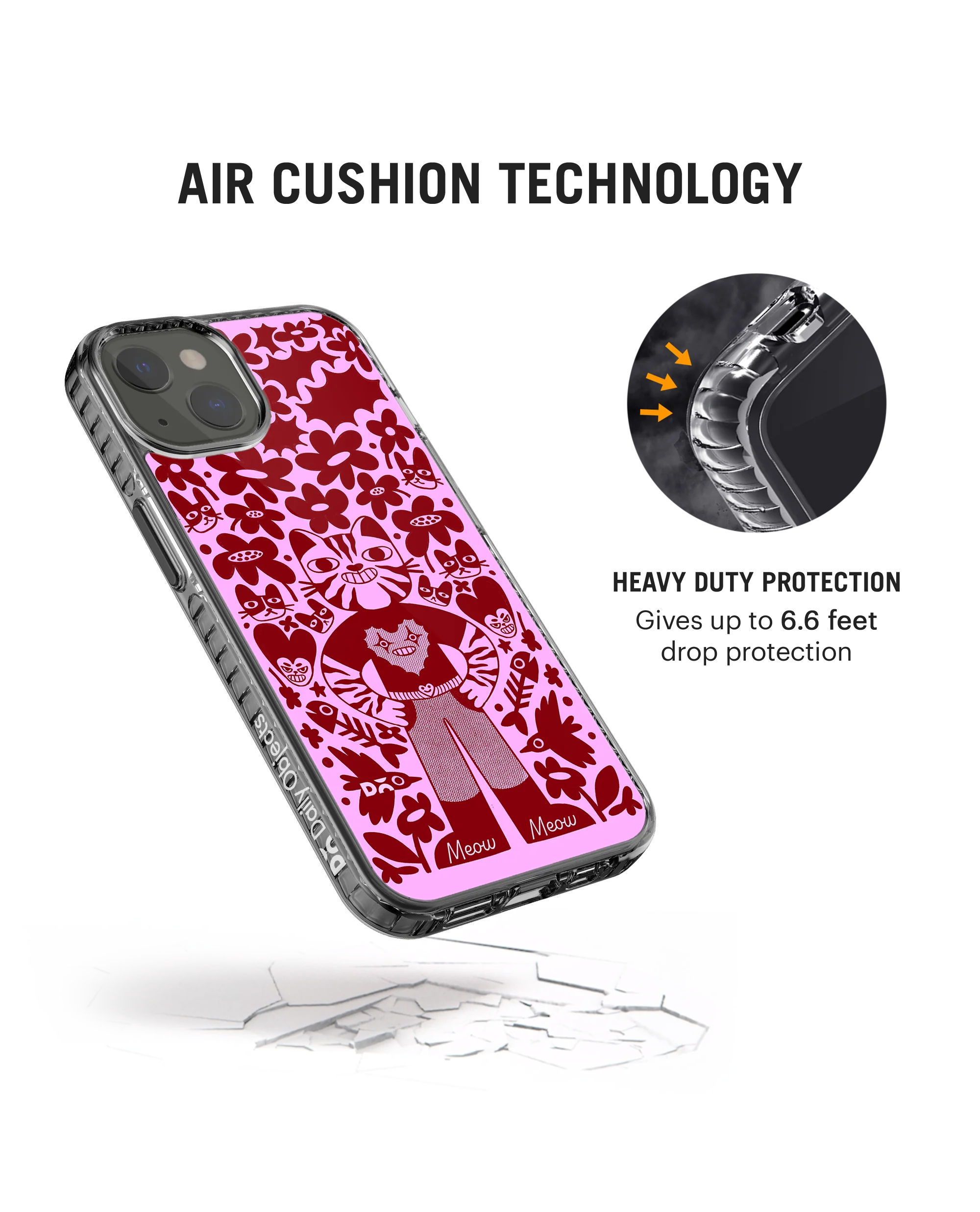 DailyObjects Purr Man Stride 2.0 Phone Case Cover For iPhone 15 - Image 6