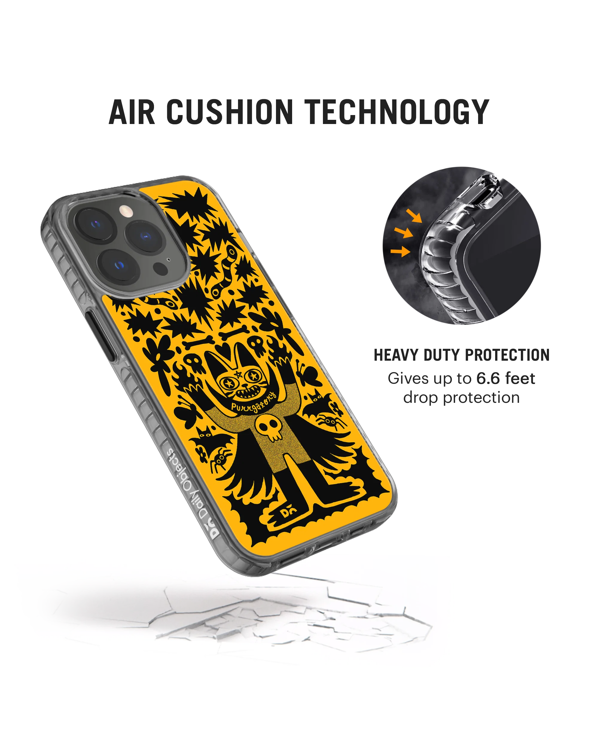 DailyObjects Purry Dreams Stride 2.0 Case Cover For iPhone 13 Pro - Image 5