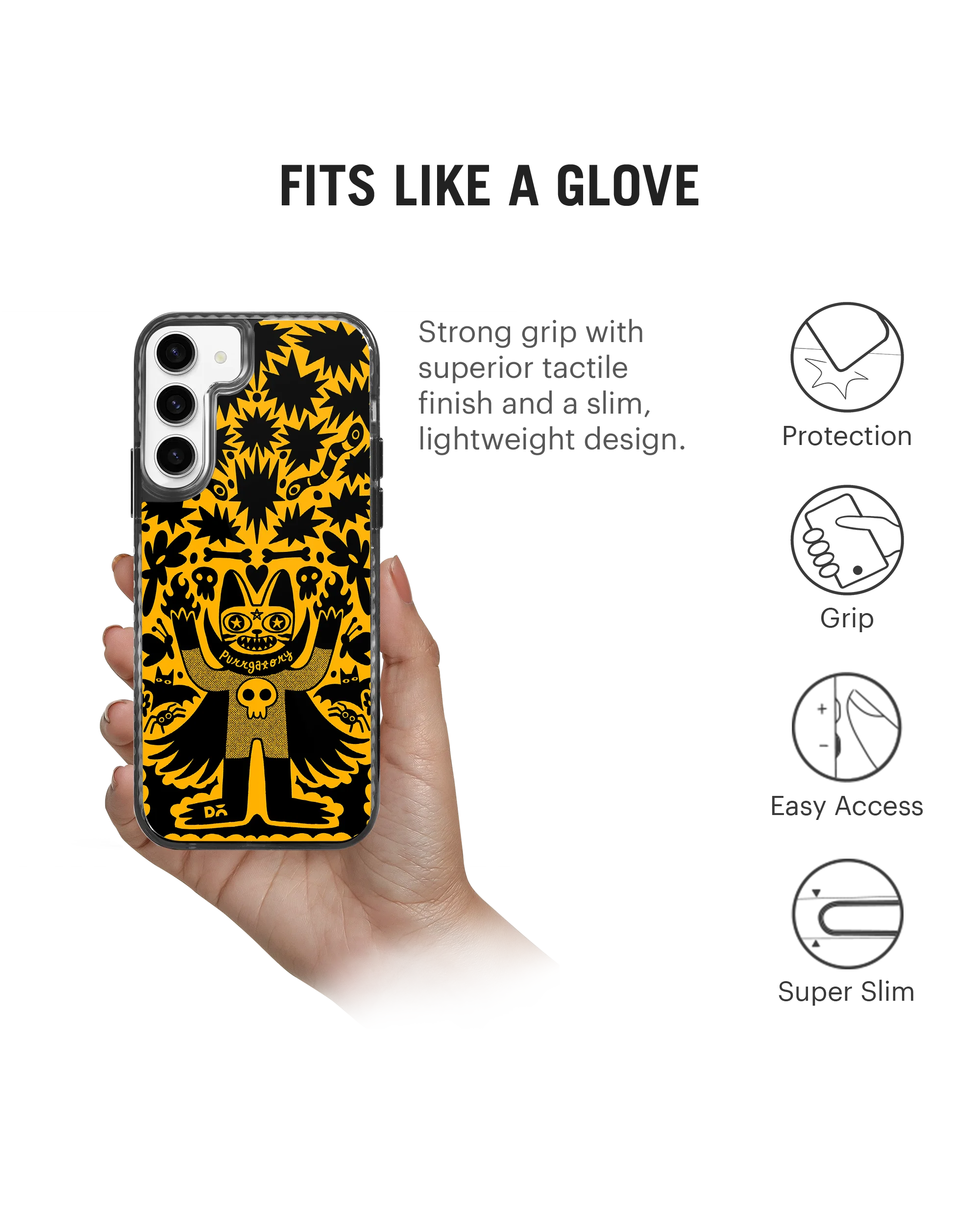 DailyObjects Purry Dreams Stride 2.0 Case Cover For Samsung Galaxy S23 Plus - Image 5