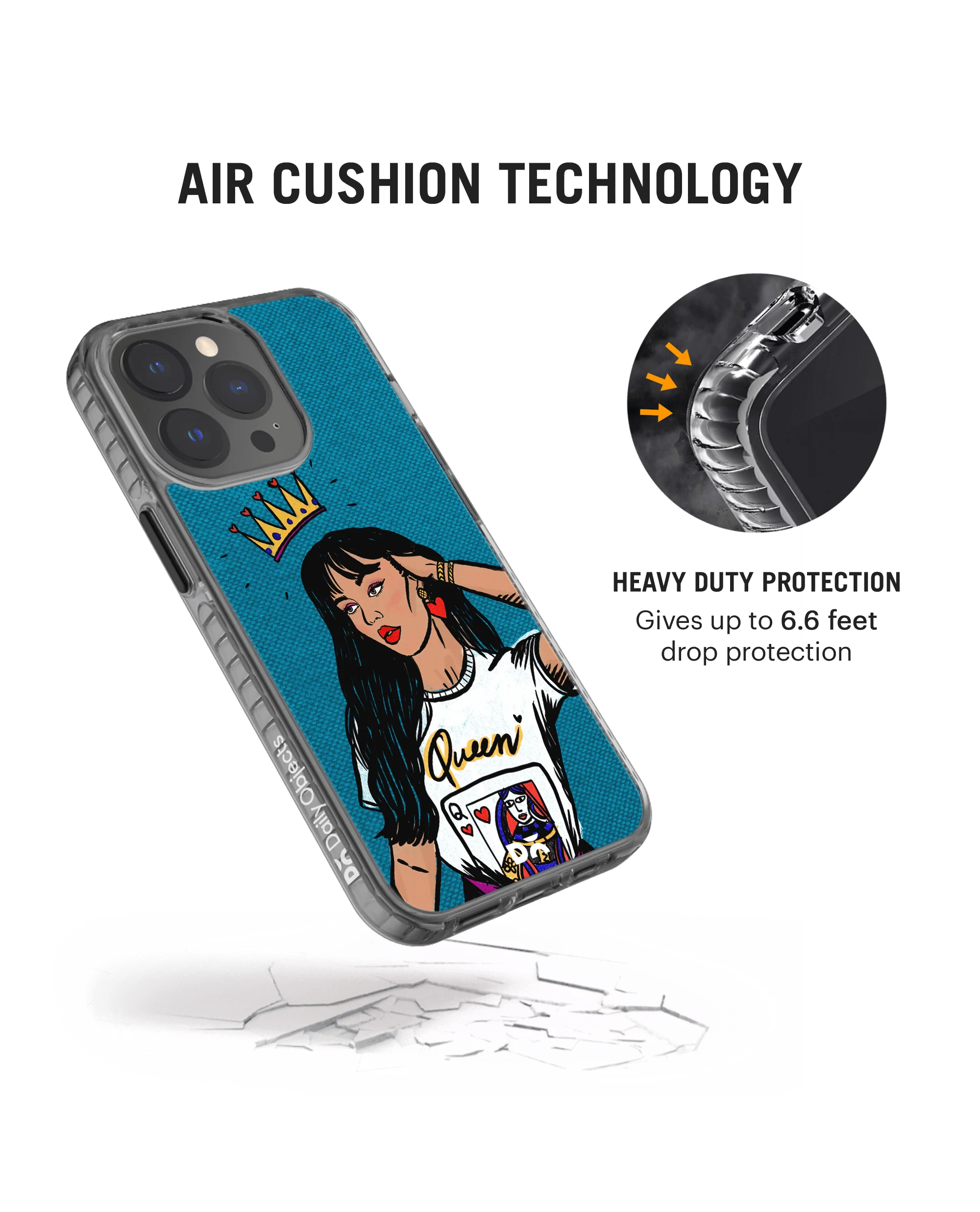 DailyObjects Queen Babe Stride 2.0 Case Cover For iPhone 13 Pro Max - Image 4