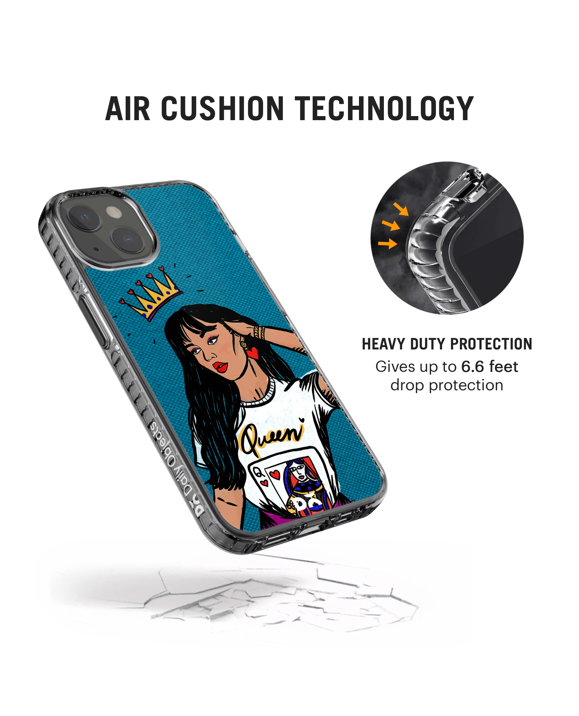 DailyObjects Queen Babe Stride 2.0 Phone Case Cover For iPhone 14 - Image 2