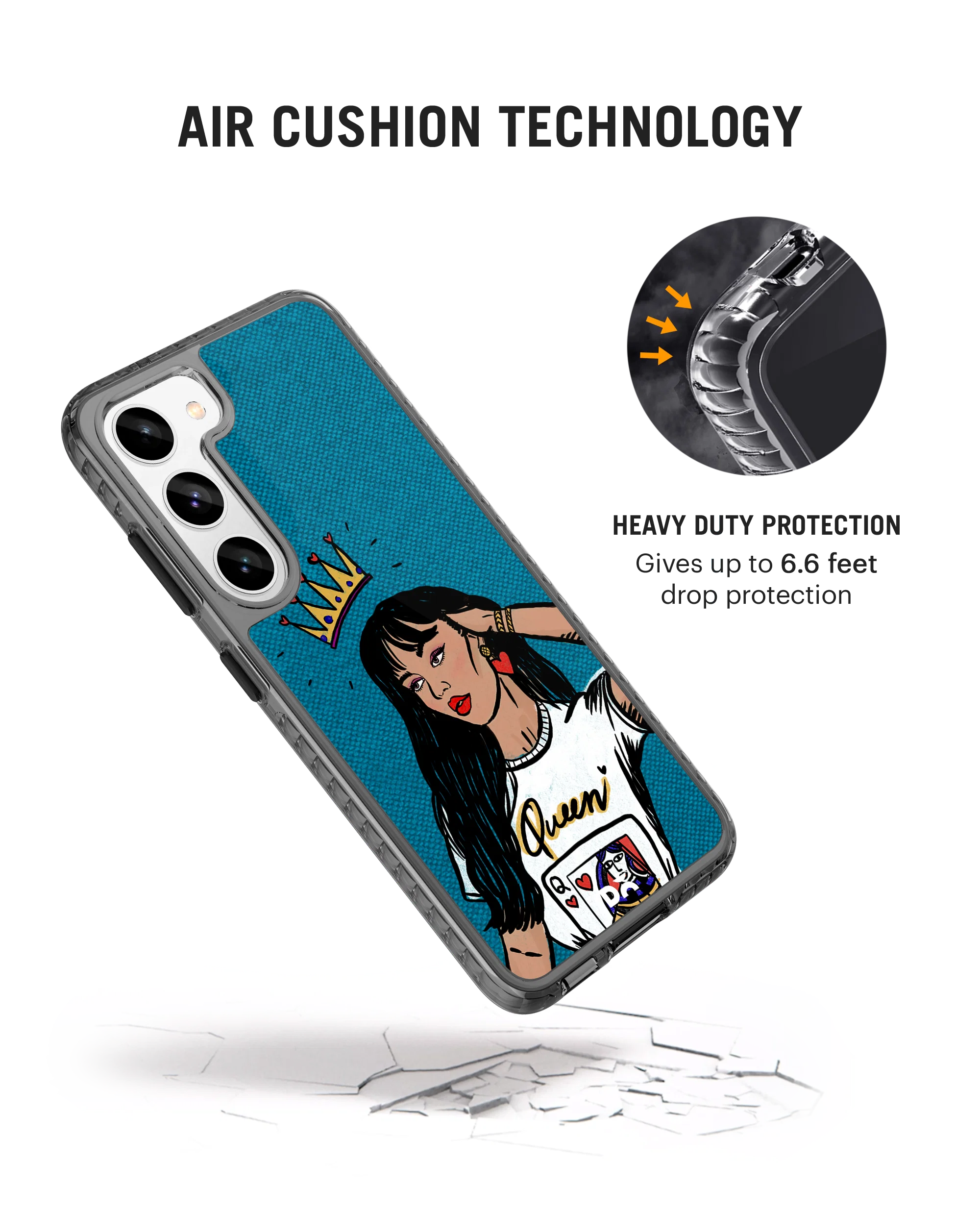 DailyObjects Queen Babe Stride 2.0 Case Cover For Samsung Galaxy S23 - Image 2