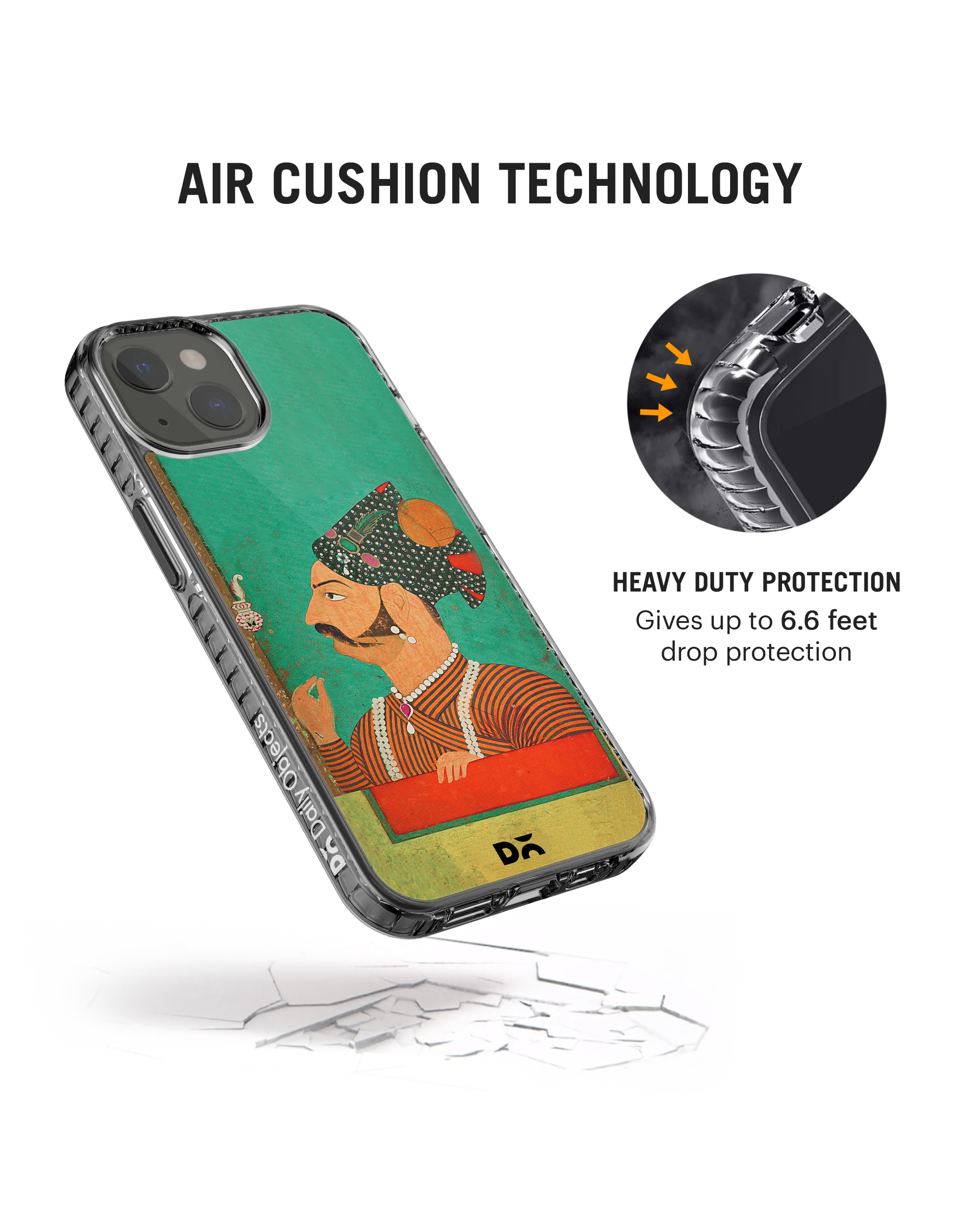 DailyObjects Rajput Facial Hair Stride 2.0 Phone Case Cover For iPhone 15 Plus - Image 6
