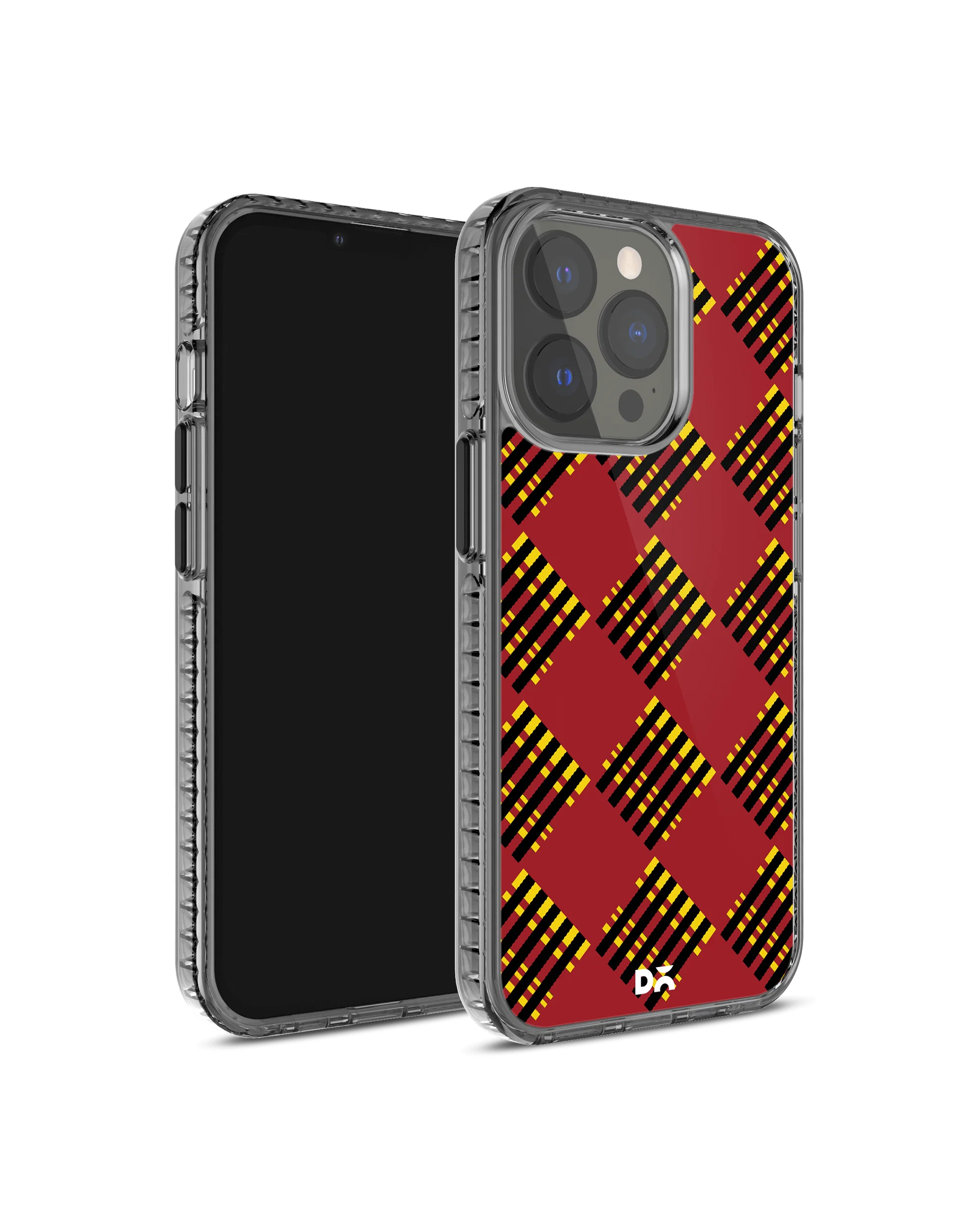 DailyObjects Red Striped Checks Stride 2.0 Phone Case Cover For iPhone 14 Pro Max - Image 2