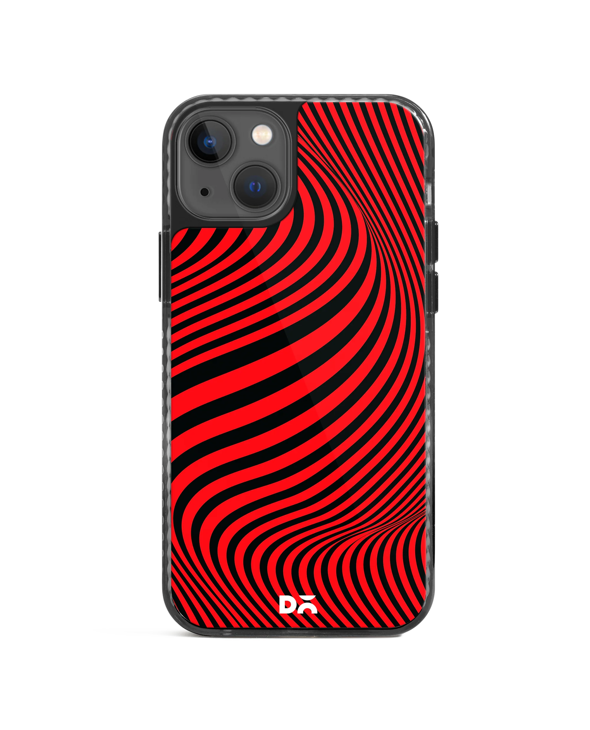 DailyObjects Red Waves Stride 2.0 Phone Case Cover For iPhone 15
