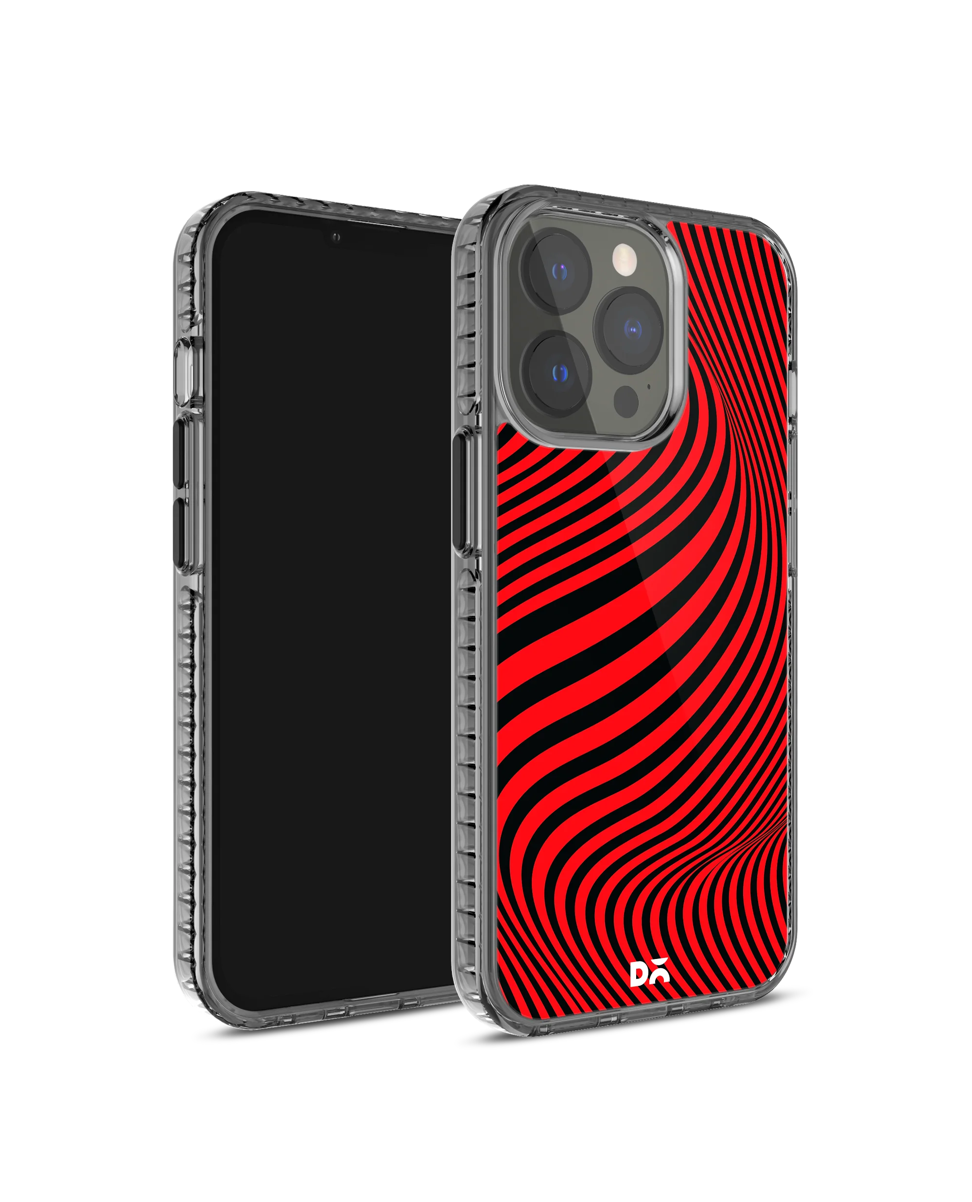 DailyObjects Red Waves Stride 2.0 Phone Case Cover For iPhone 15 Pro - Image 3