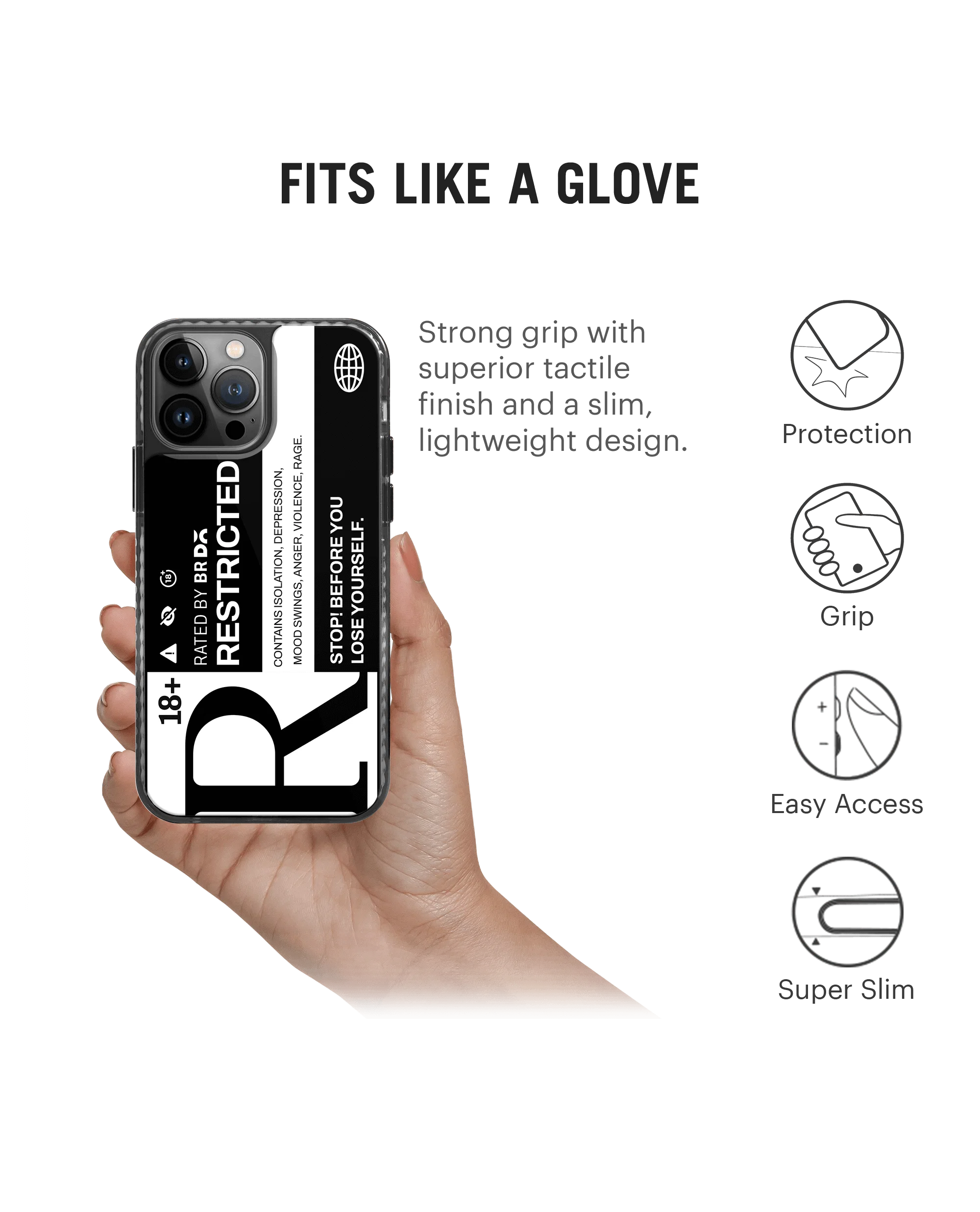 DailyObjects Restricted Stride 2.0 Phone Case Cover For iPhone 14 Pro - Image 2