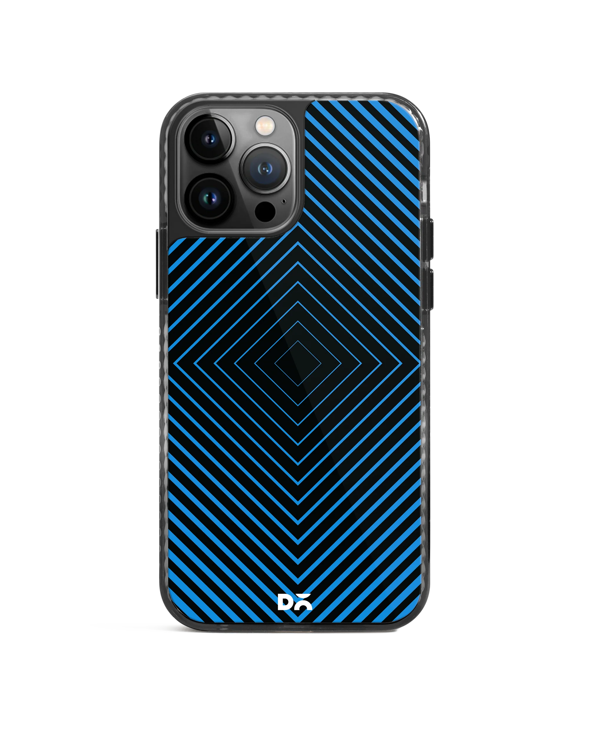 DailyObjects Rhombus Aqua Stride 2.0 Phone Case Cover For iPhone 15 Pro