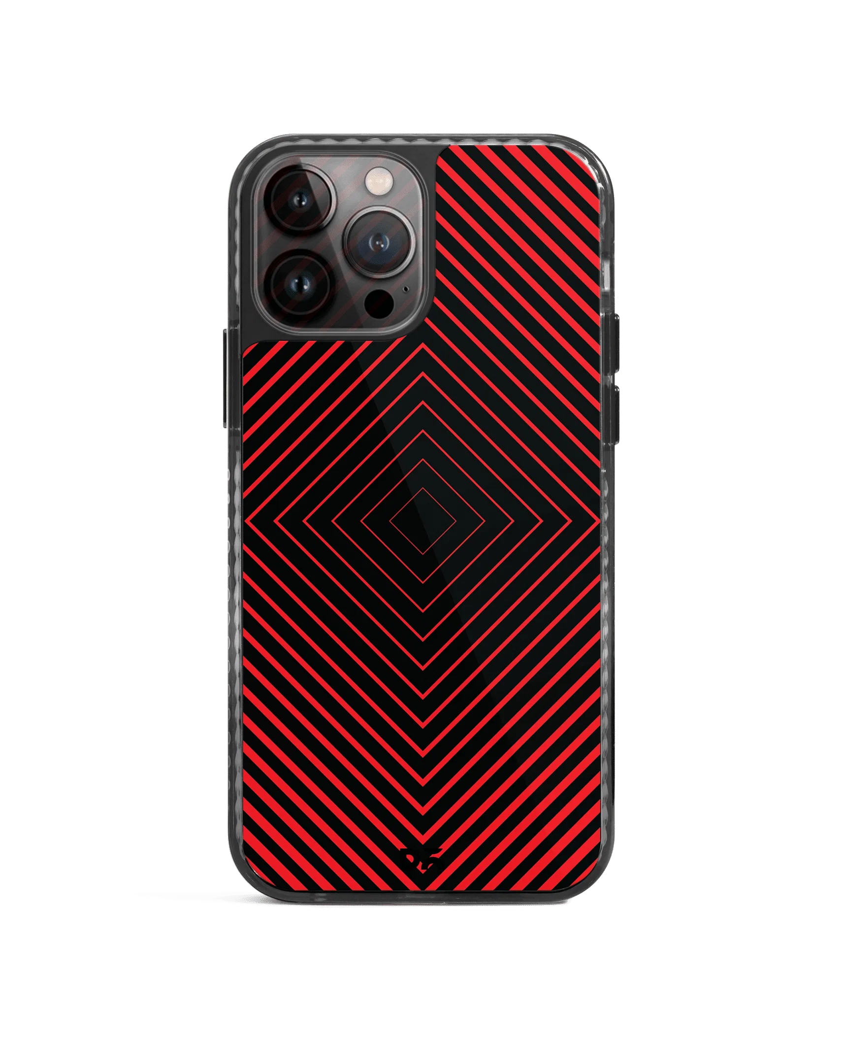 DailyObjects Rhombus Red Stride 2.0 Case Cover For iPhone 13 Pro