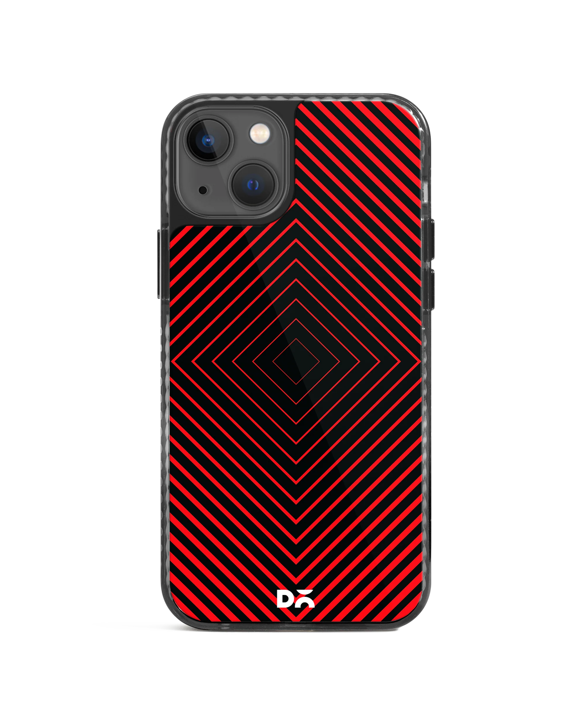 DailyObjects Rhombus Red Stride 2.0 Phone Case Cover For iPhone 15