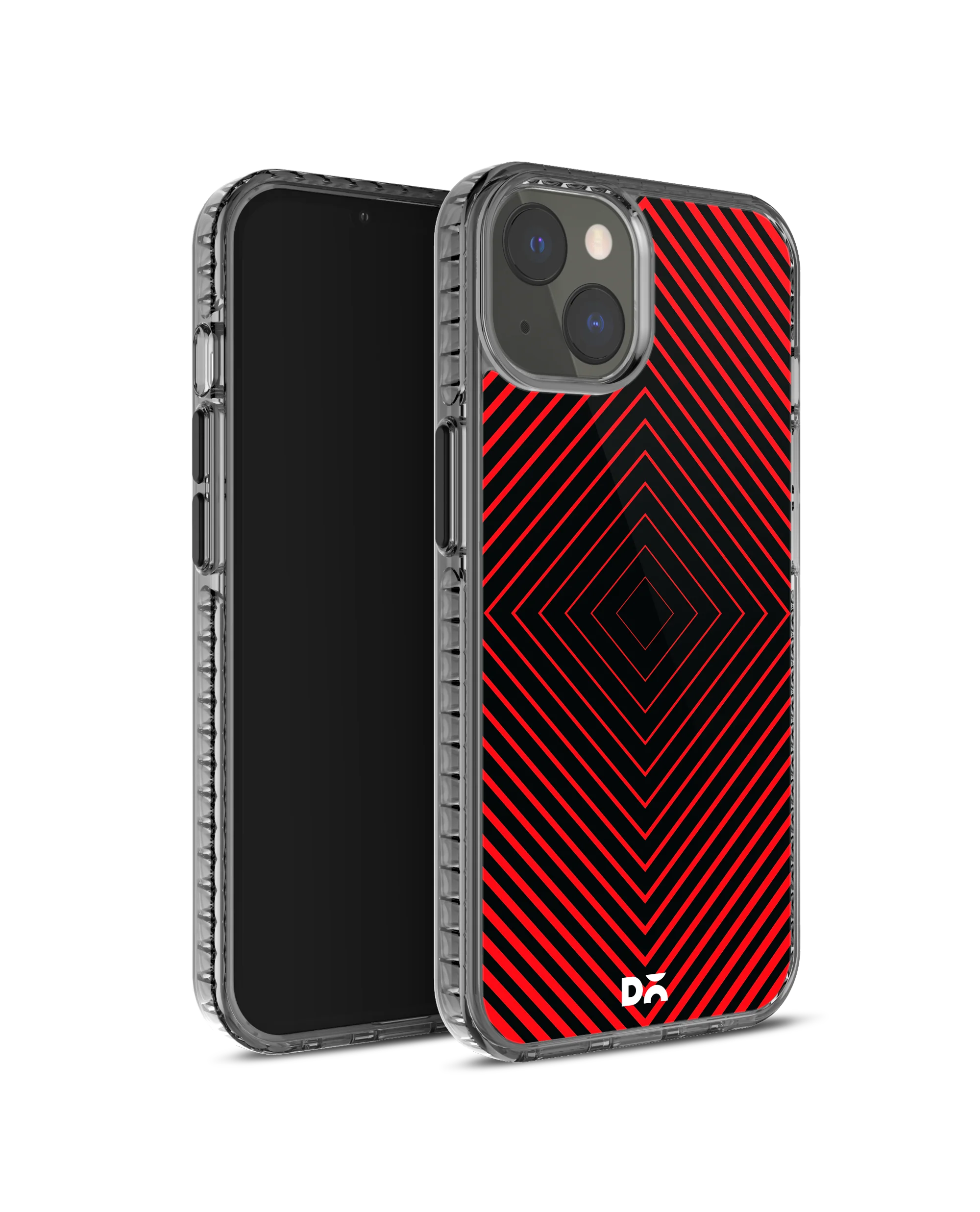 DailyObjects Rhombus Red Stride 2.0 Phone Case Cover For iPhone 15 Plus - Image 3