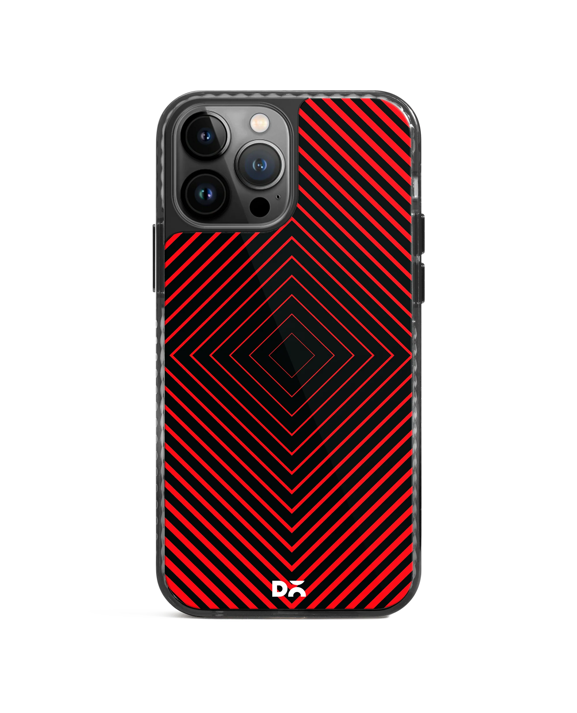 DailyObjects Rhombus Red Stride 2.0 Phone Case Cover For iPhone 15 Pro Max
