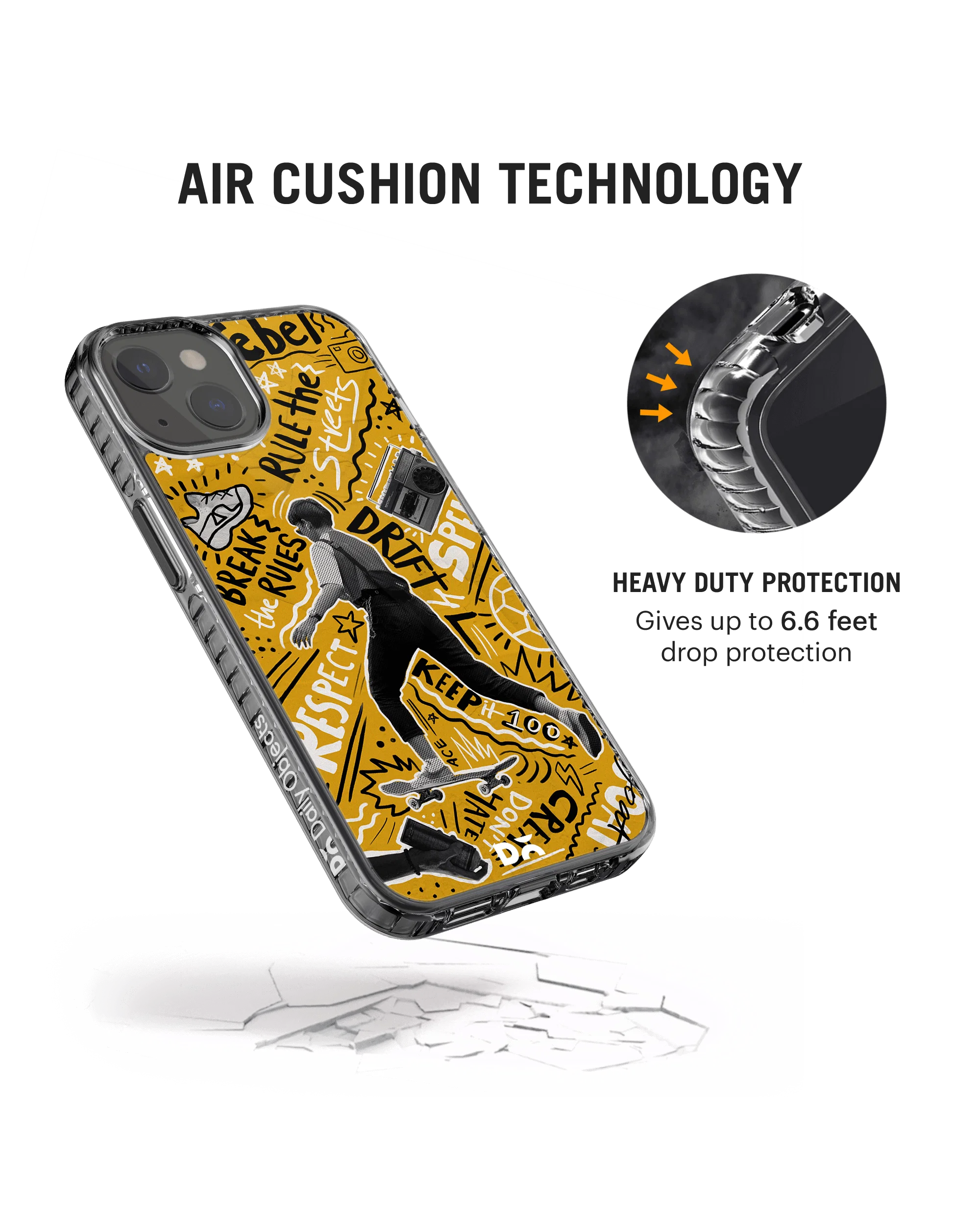 DailyObjects Rule The Streets Stride 2.0 Phone Case Cover For iPhone 14 - Image 2