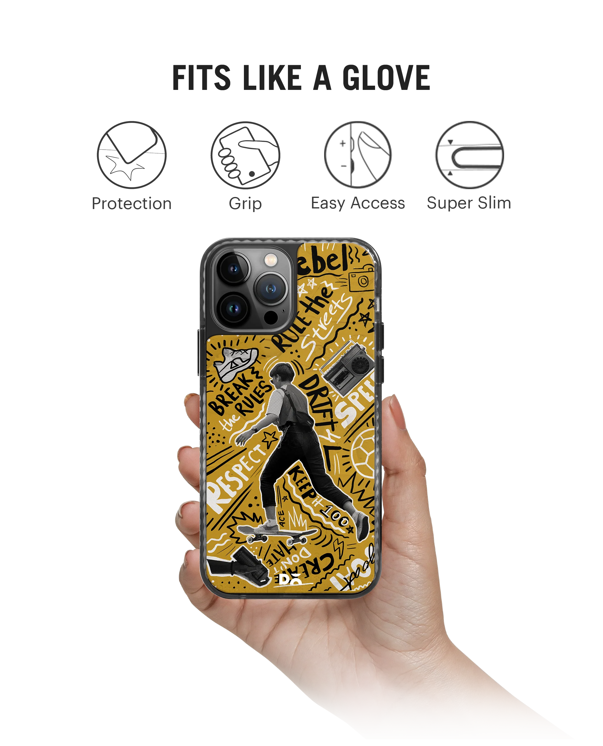 DailyObjects Rule The Streets Stride 2.0 Phone Case Cover For iPhone 15 Pro - Image 2