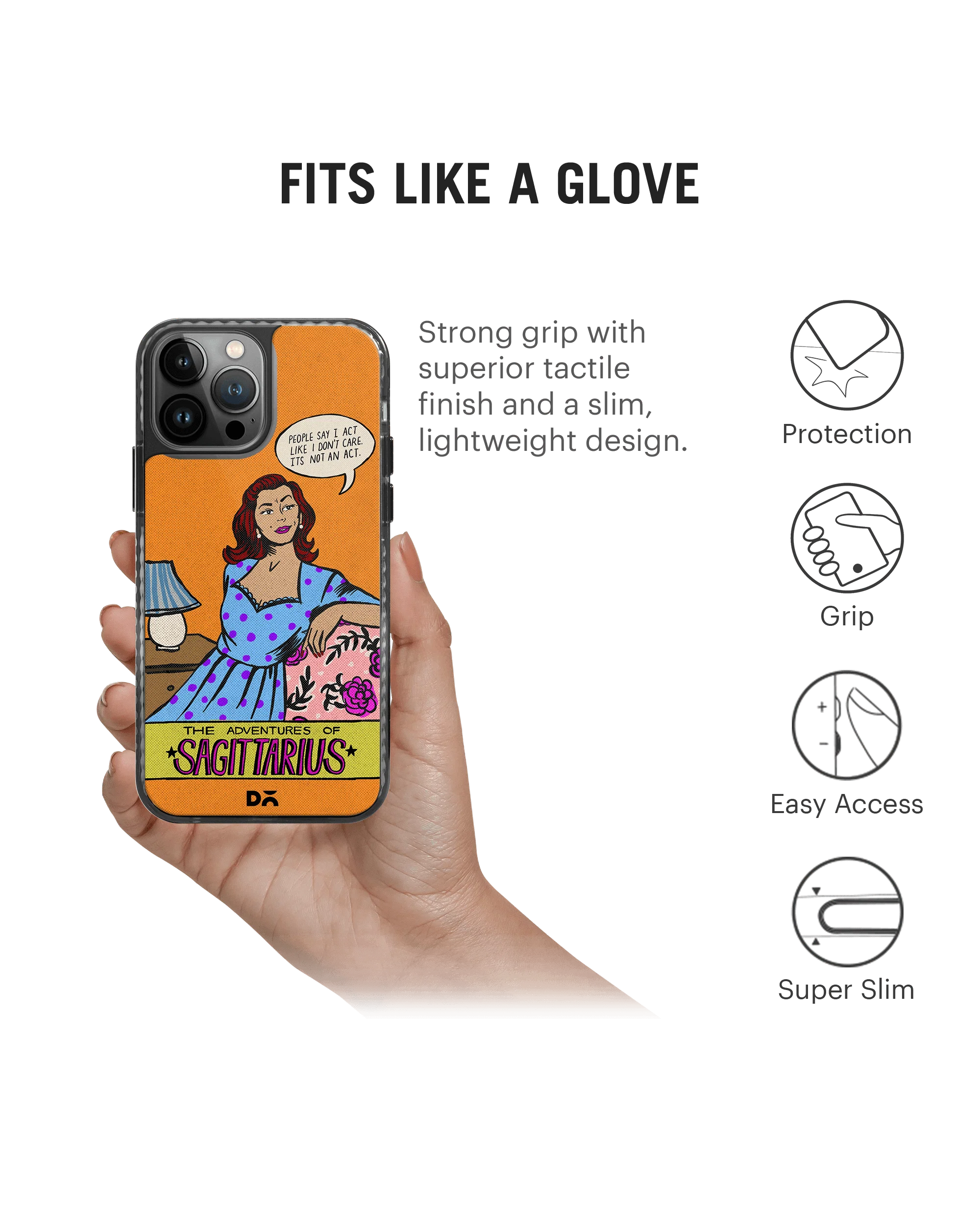 DailyObjects Sagittarius Stride 2.0 Case Cover For iPhone 13 Pro Max - Image 2