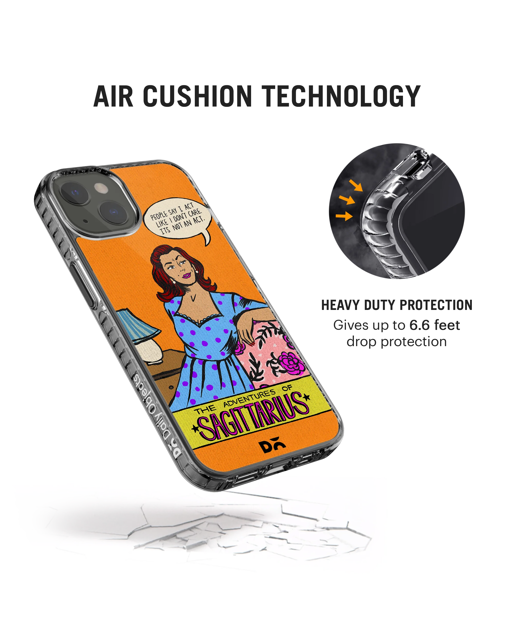 DailyObjects Sagittarius Stride 2.0 Phone Case Cover For iPhone 15 - Image 6