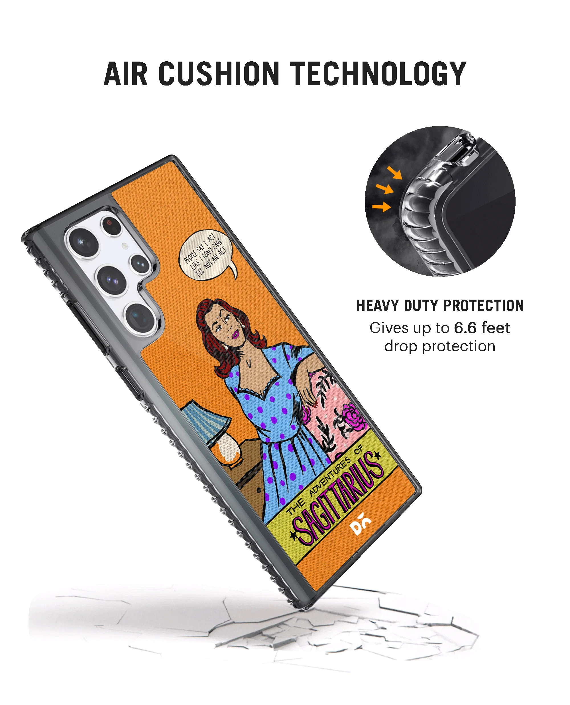 DailyObjects Sagittarius Stride 2.0 Case Cover For Samsung Galaxy S23 Ultra - Image 2