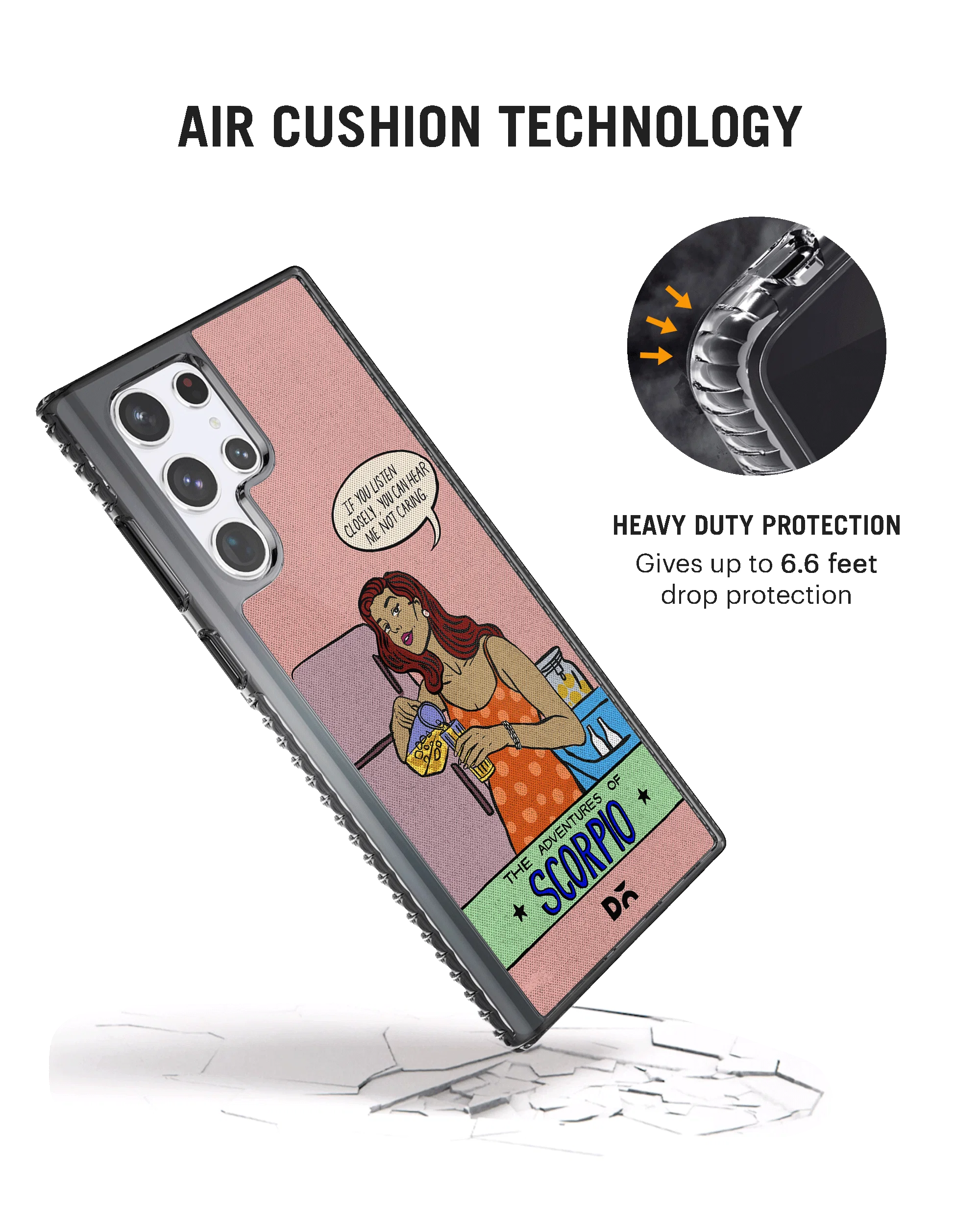 DailyObjects Scorpio Stride 2.0 Case Cover For Samsung Galaxy S23 Ultra - Image 2