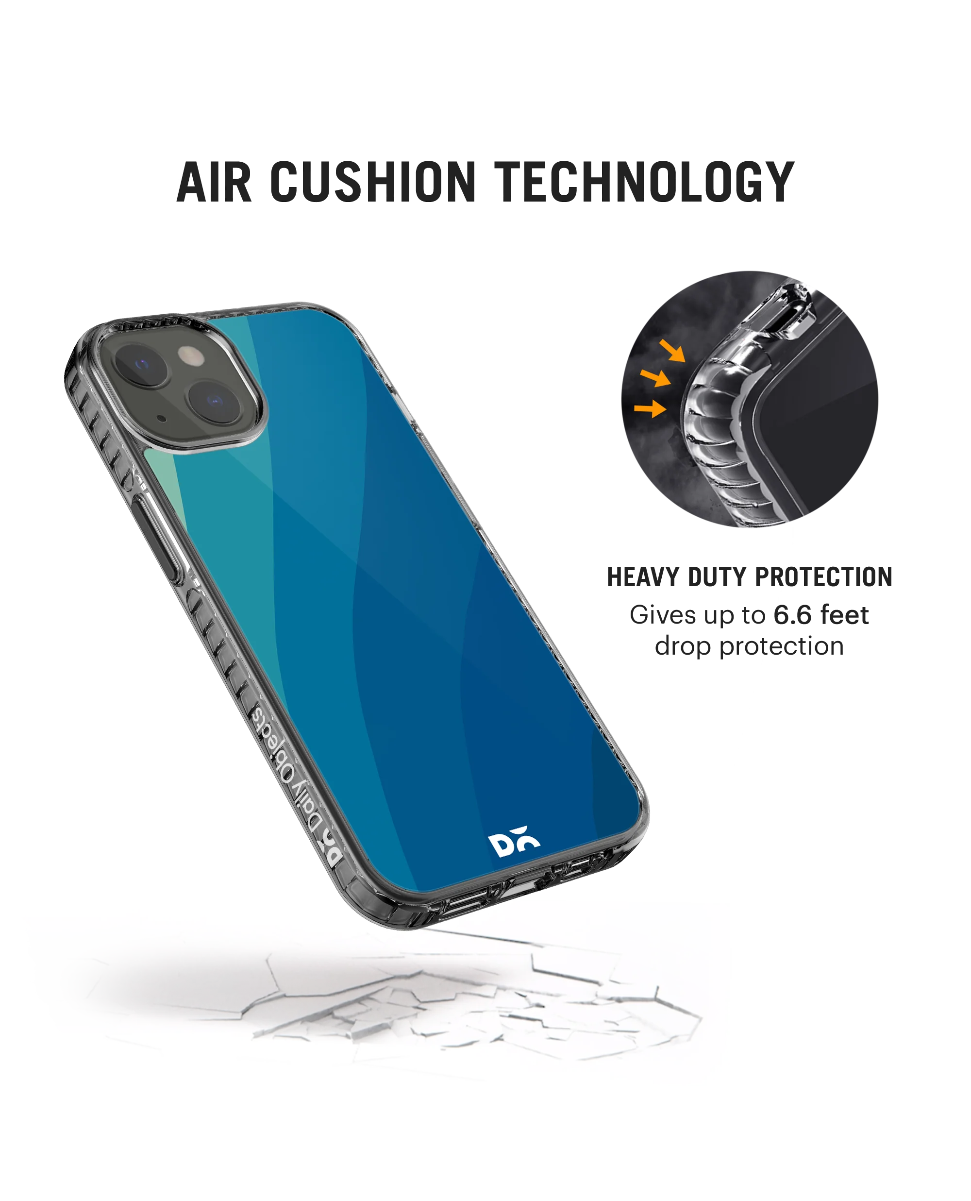 DailyObjects Sea Waves Stride 2.0 Phone Case Cover For iPhone 15 - Image 6