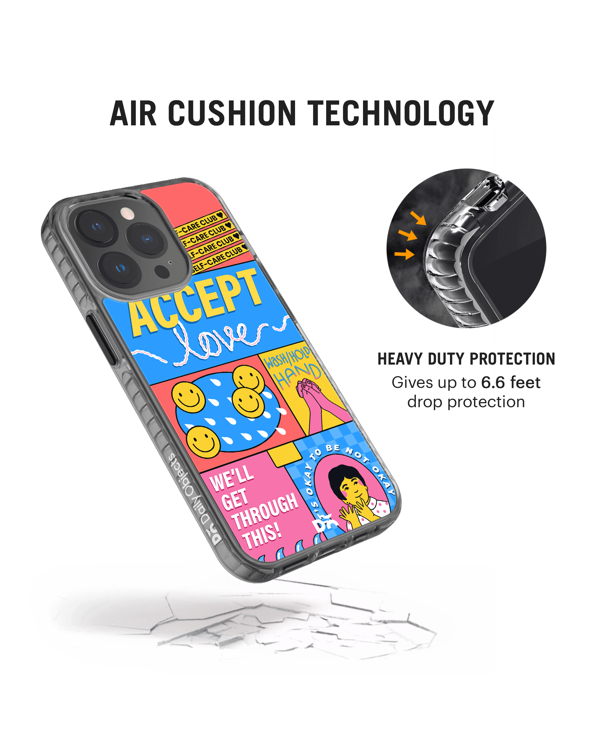 DailyObjects Self-Love Club Stride 2.0 Case Cover For iPhone 13 Pro - Image 4