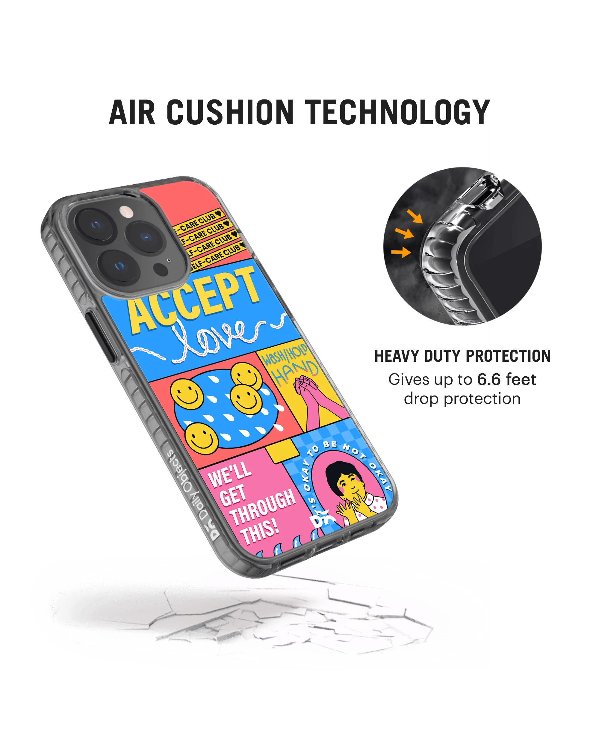 DailyObjects Self-Love Club Stride 2.0 Case Cover For iPhone 13 Pro Max - Image 4