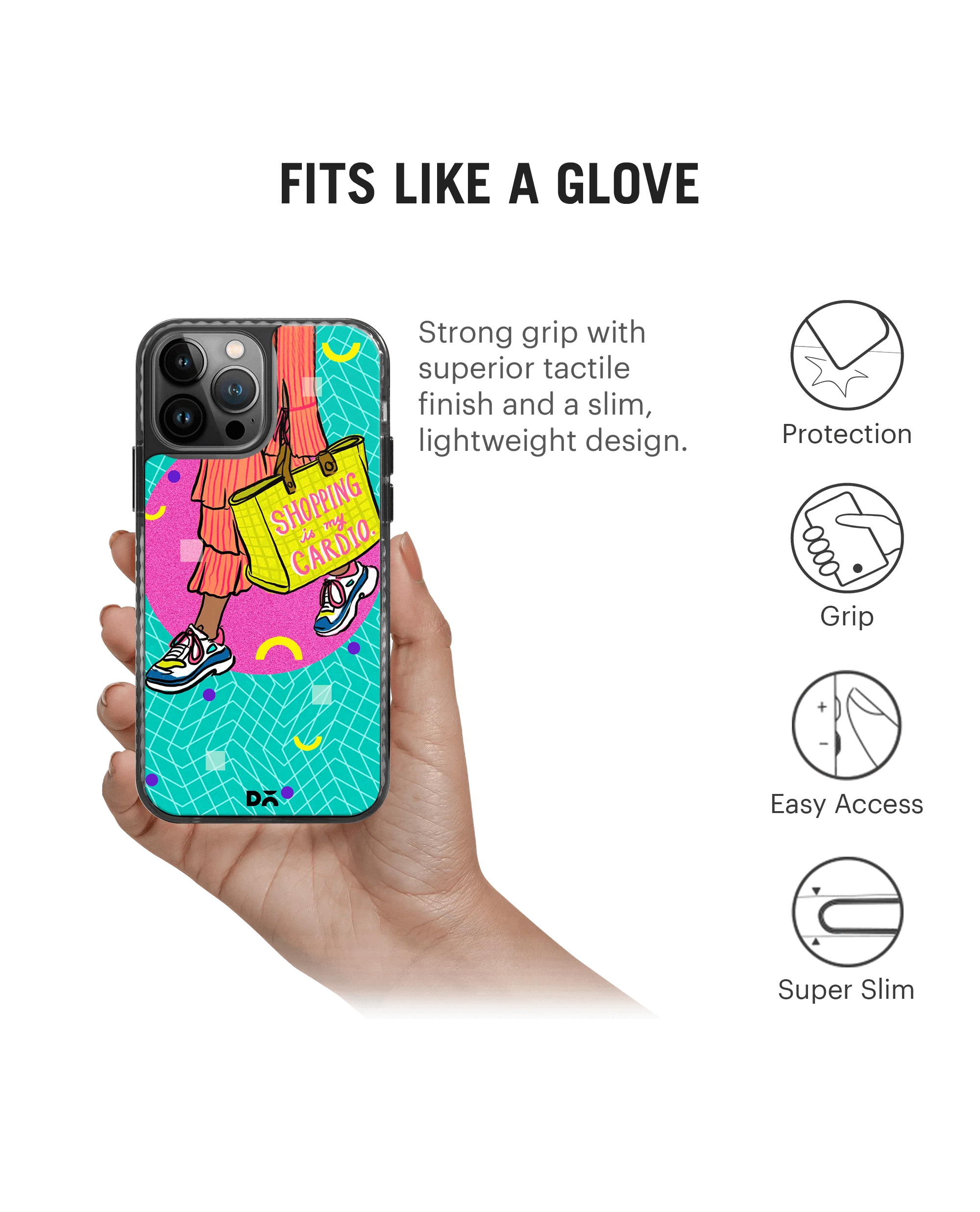DailyObjects Shopping Cardio Stride 2.0 Phone Case Cover For iPhone 14 Pro - Image 2