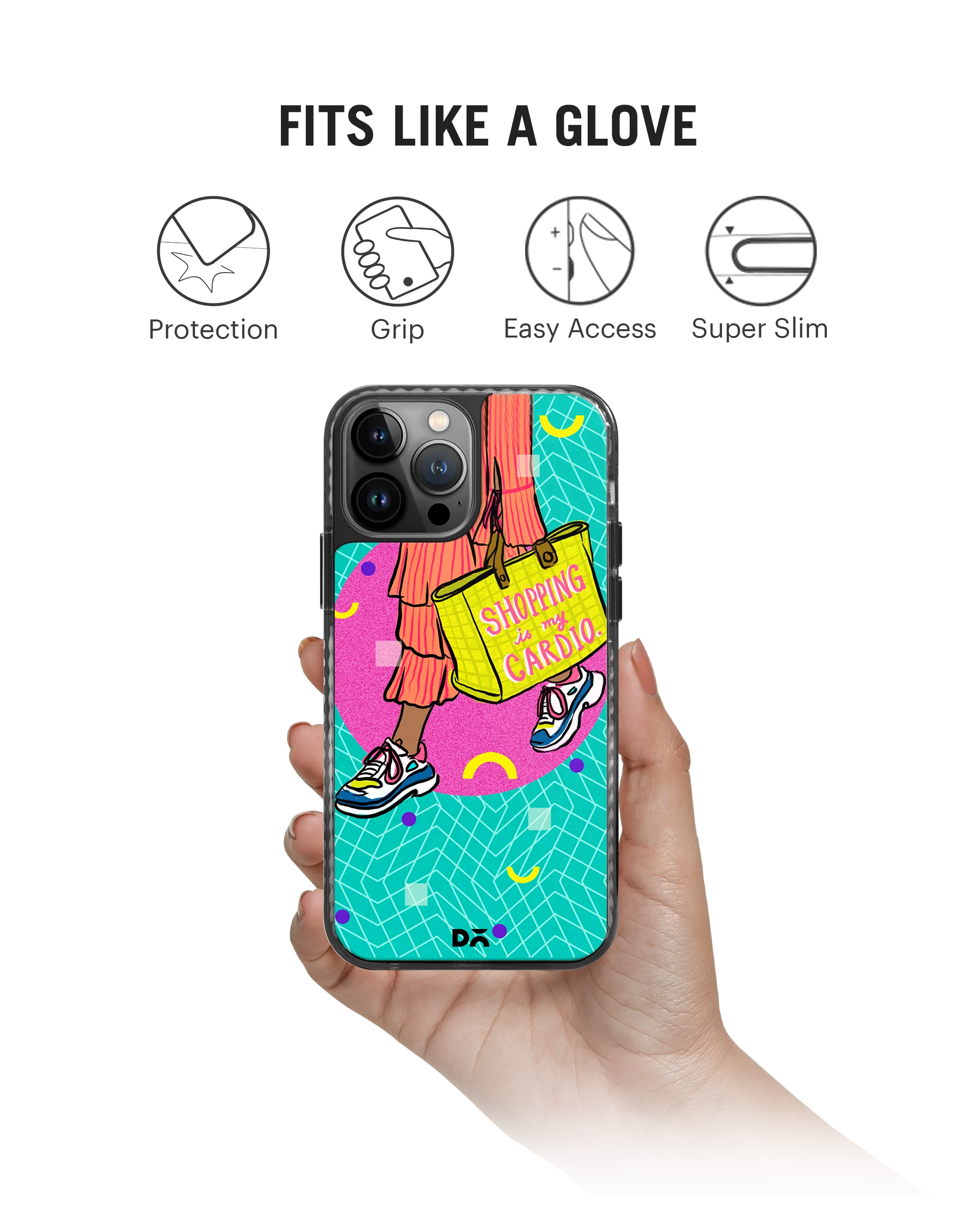 DailyObjects Shopping Cardio Stride 2.0 Phone Case Cover For iPhone 15 Pro - Image 2