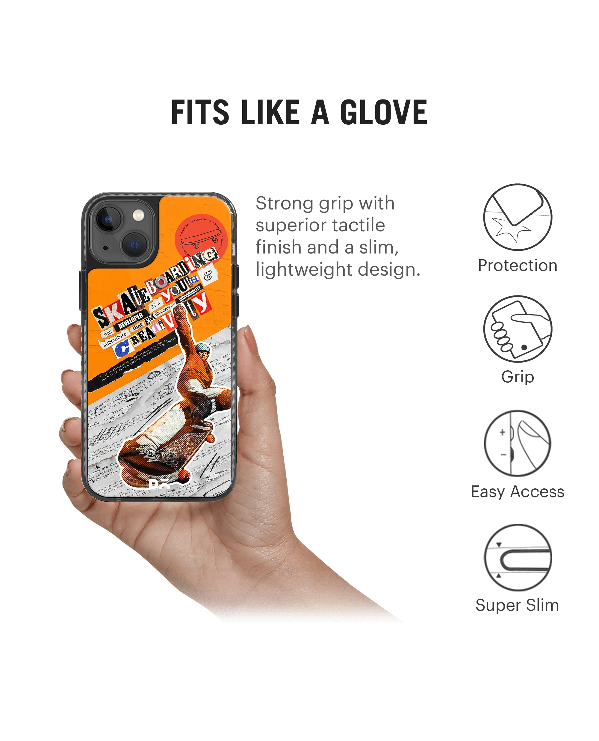 DailyObjects Skater Subculture Stride 2.0 Case Cover For iPhone 13 - Image 4