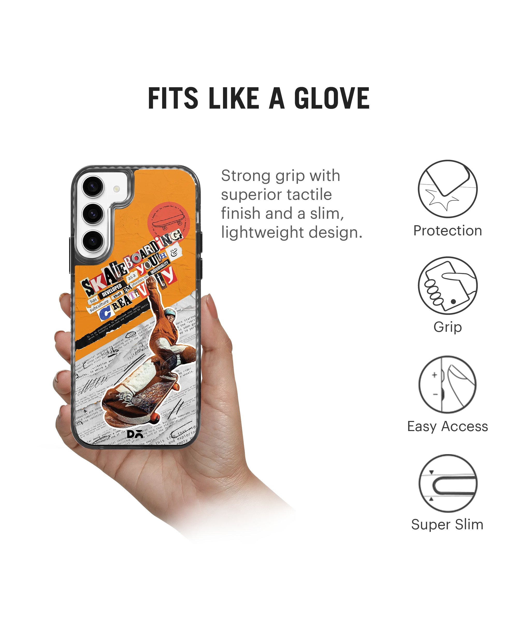 DailyObjects Skater Subculture Stride 2.0 Case Cover For Samsung Galaxy S23 Plus - Image 5