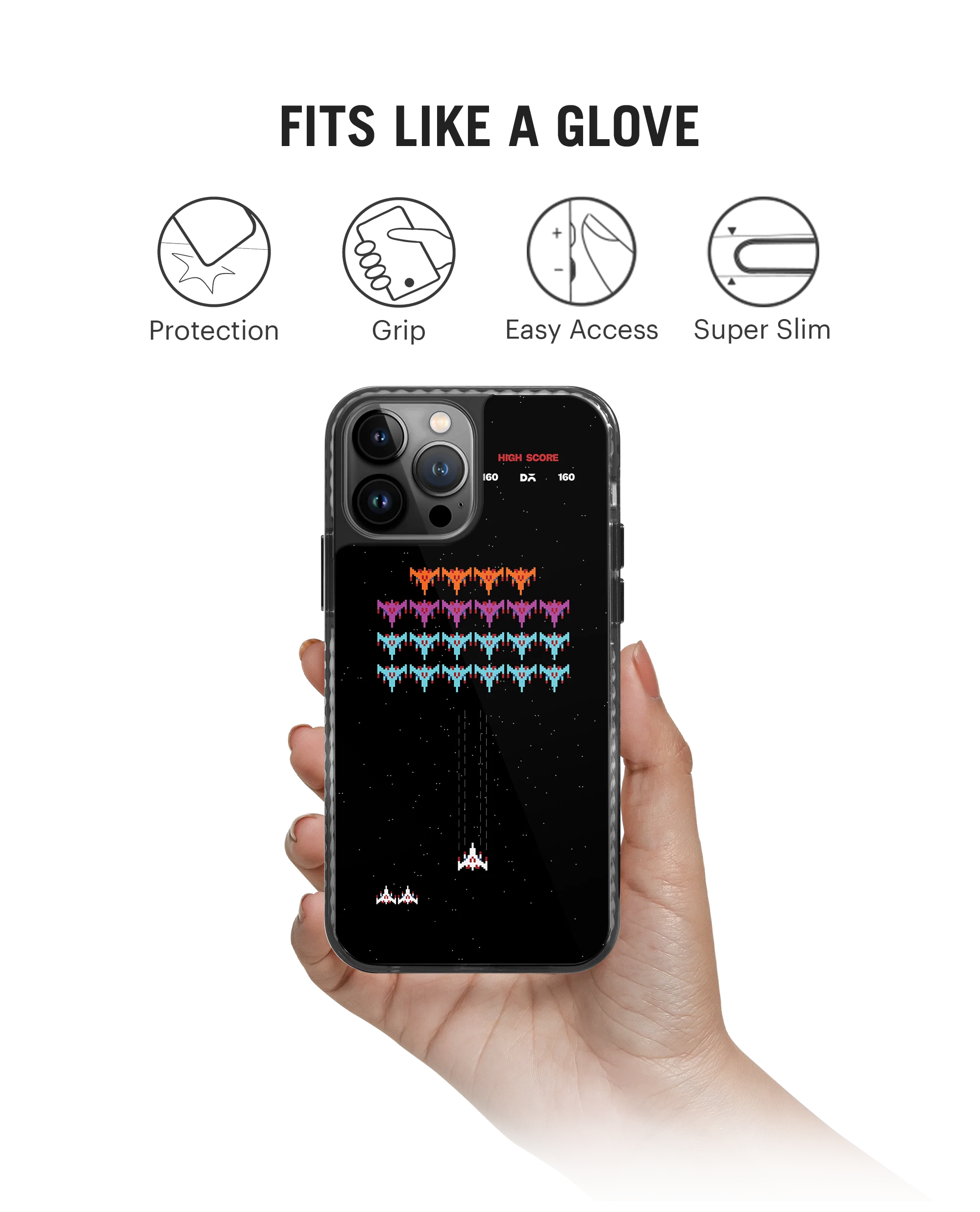 DailyObjects Space Strike Stride 2.0 Case Cover For iPhone 13 Pro - Image 2